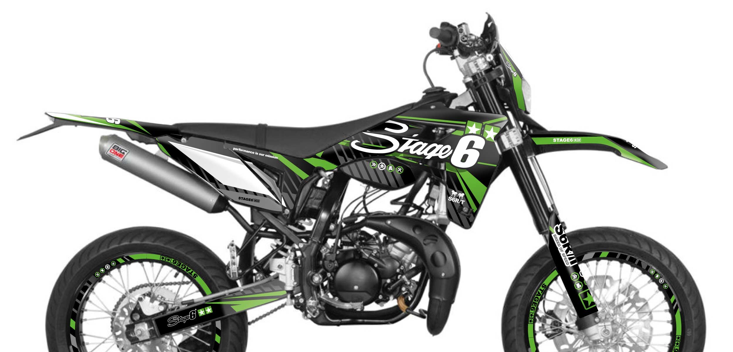 Image of Dekor Kit Sherco SM-R 50 ab 2018 Stage6 Grün