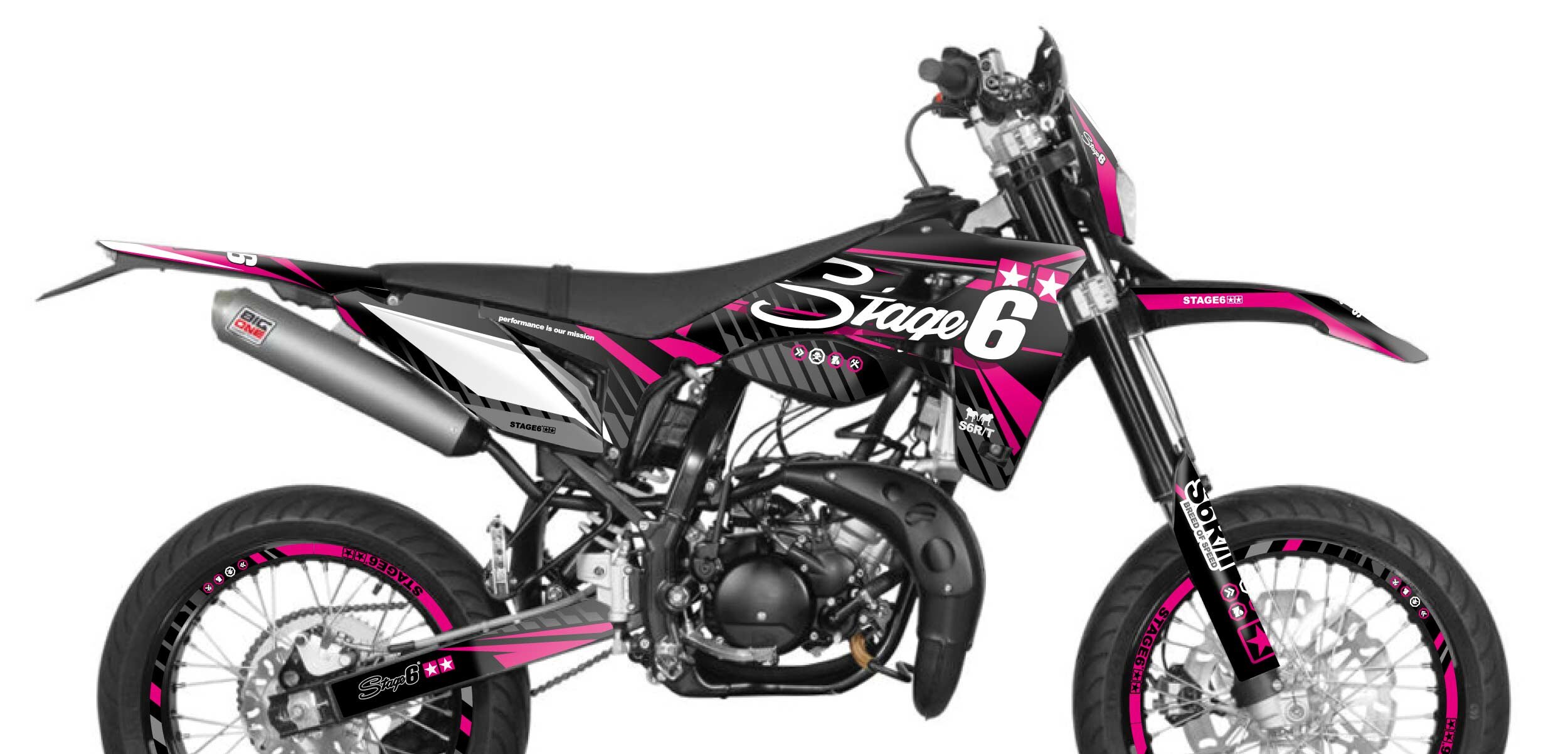 Image of Dekor Kit Sherco SM-R 50 ab 2018 Stage6 Pink