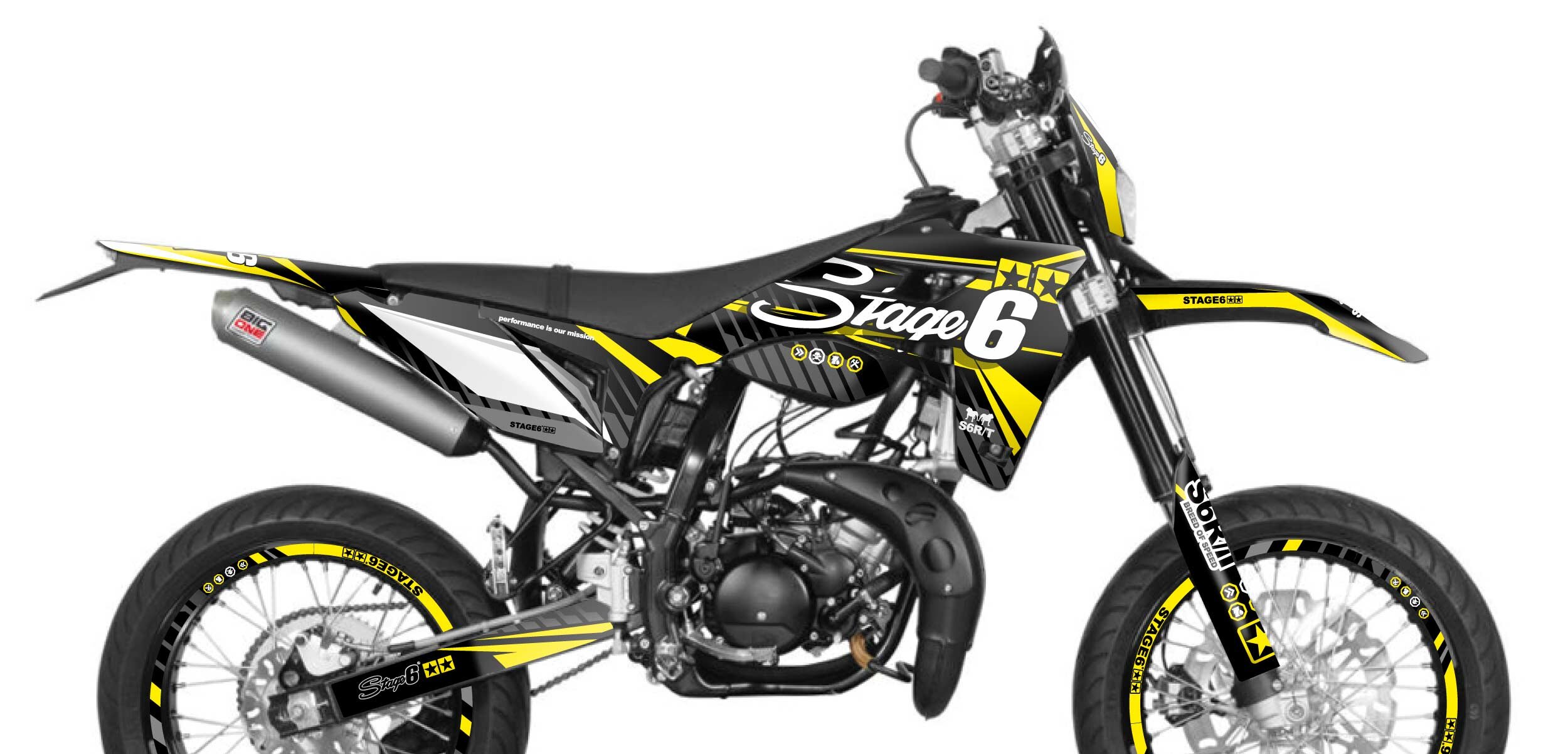 Image of Dekor Kit Sherco SM-R 50 ab 2018 Stage6 Gelb