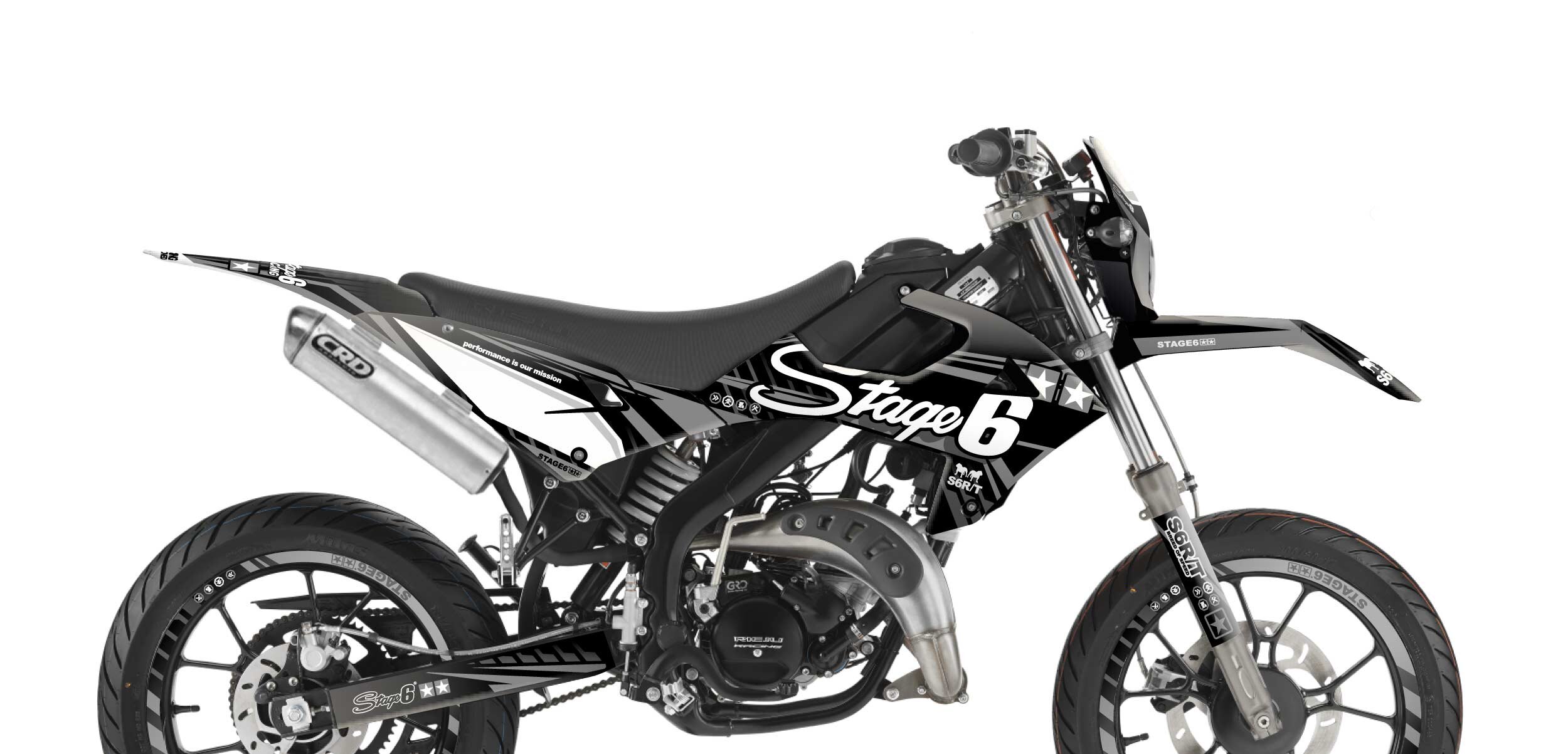 Image of Dekor Kit Rieju MRT ab 2022 Stage6 Schwarz