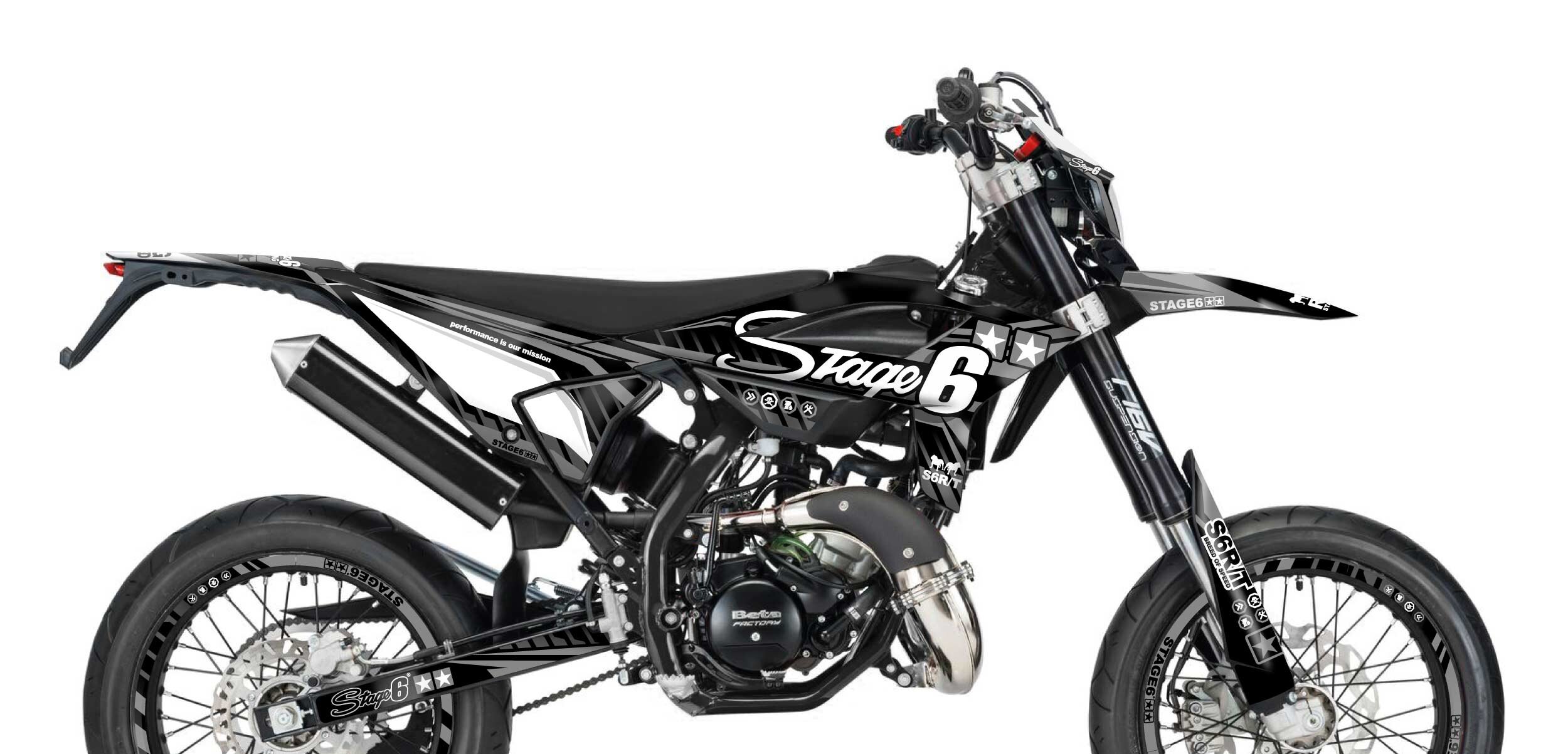 Image of Dekor Kit Beta RR ab 2021 Stage6 Schwarz