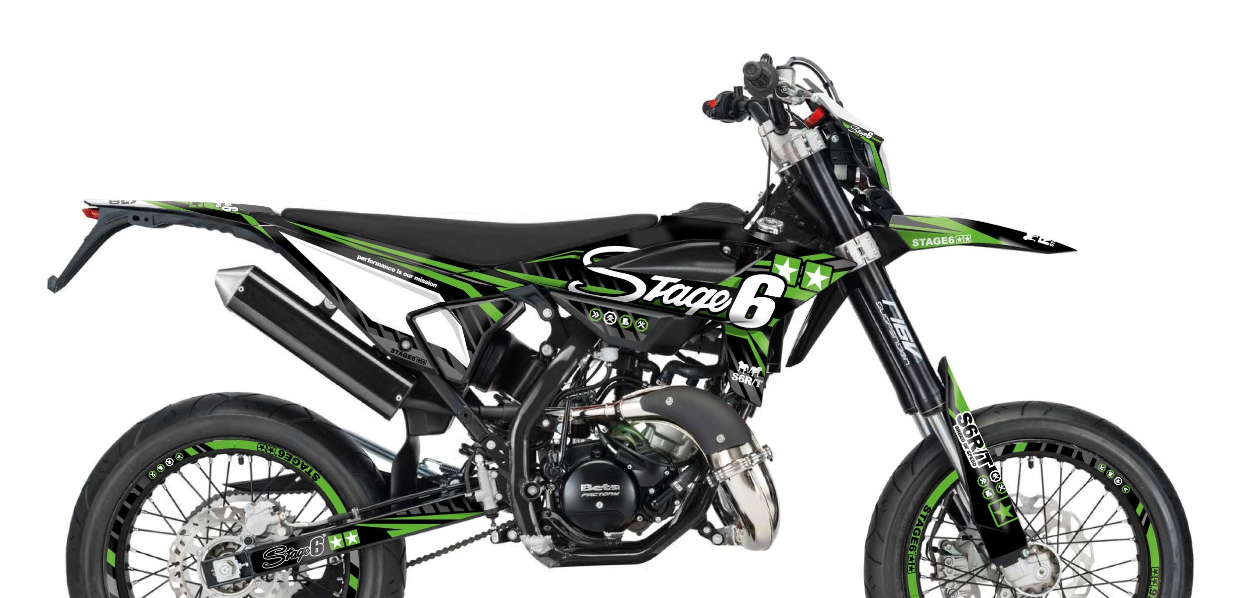 Image of Dekor Kit Beta RR ab 2021 Stage6 Grün