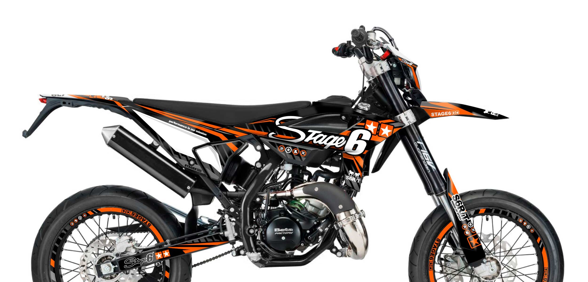 Image of Dekor Kit Beta RR ab 2021 Stage6 Orange