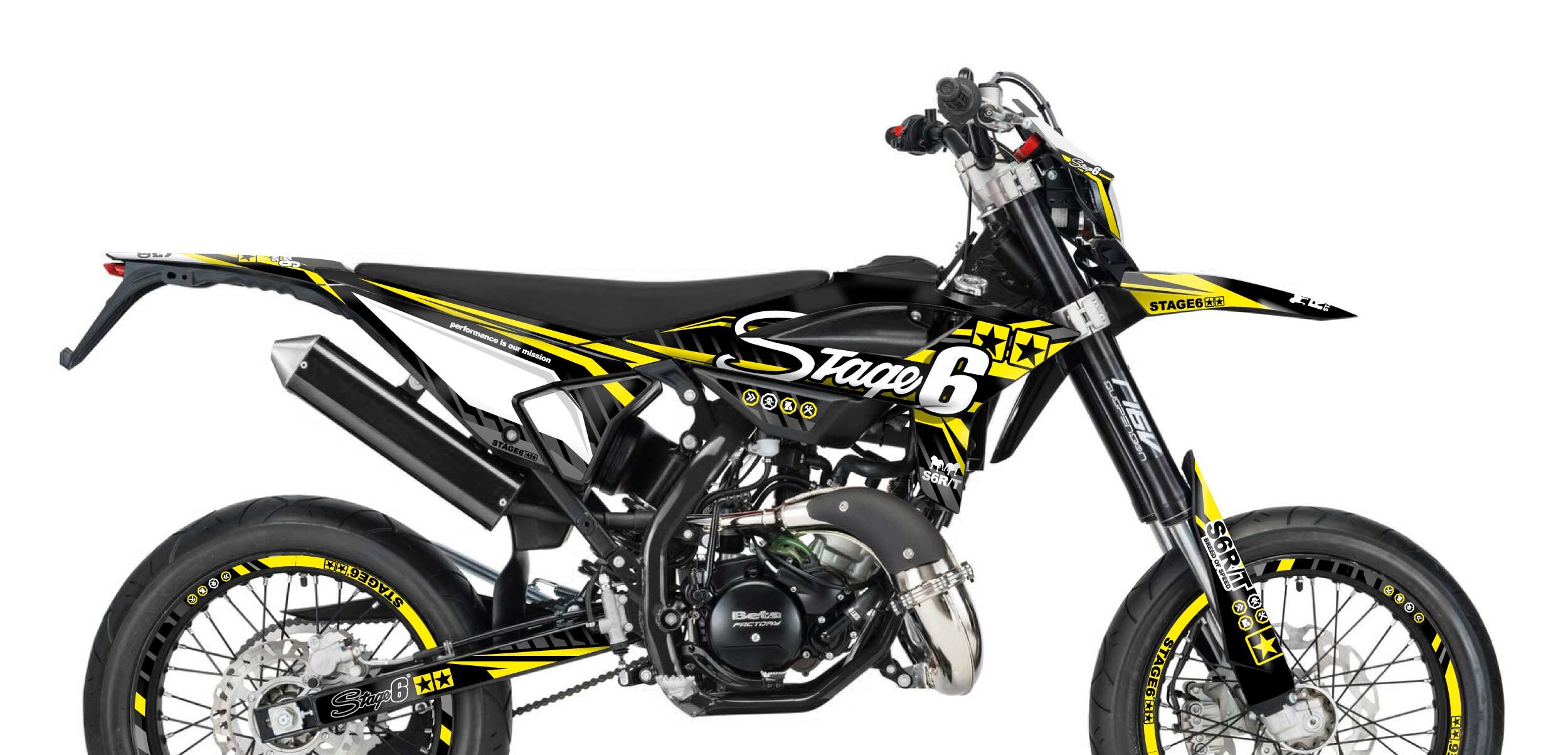 Image of Dekor Kit Beta RR ab 2021 Stage6 Gelb