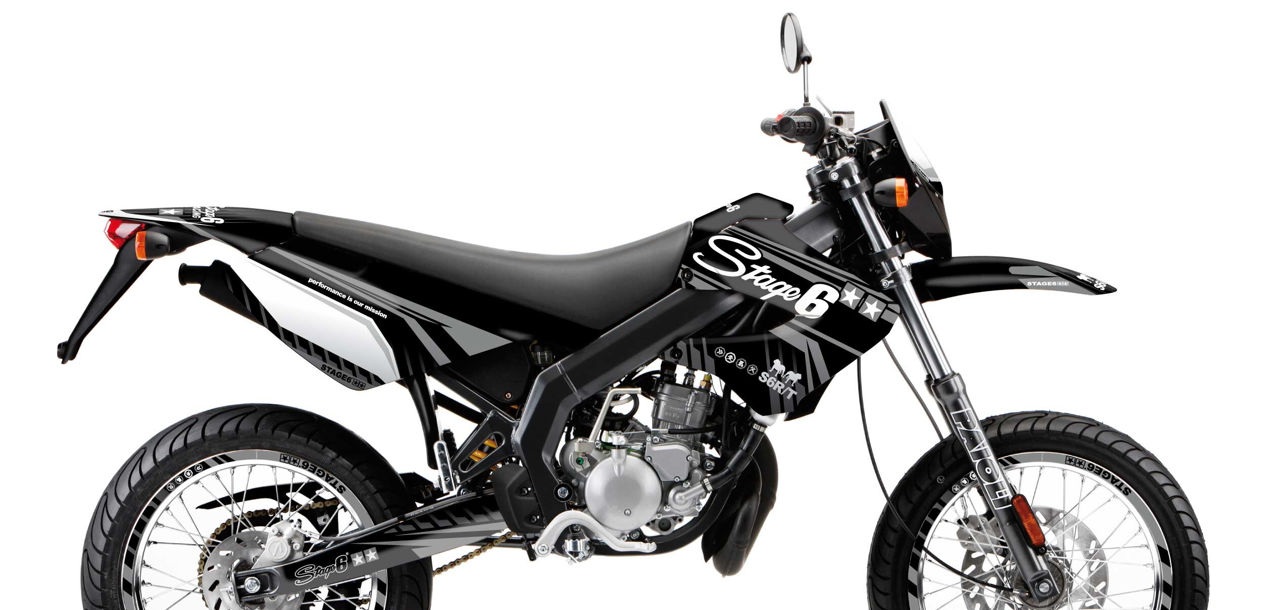 Image of Dekor Kit Derbi X-Treme 2006 - 2010 Stage6 Schwarz