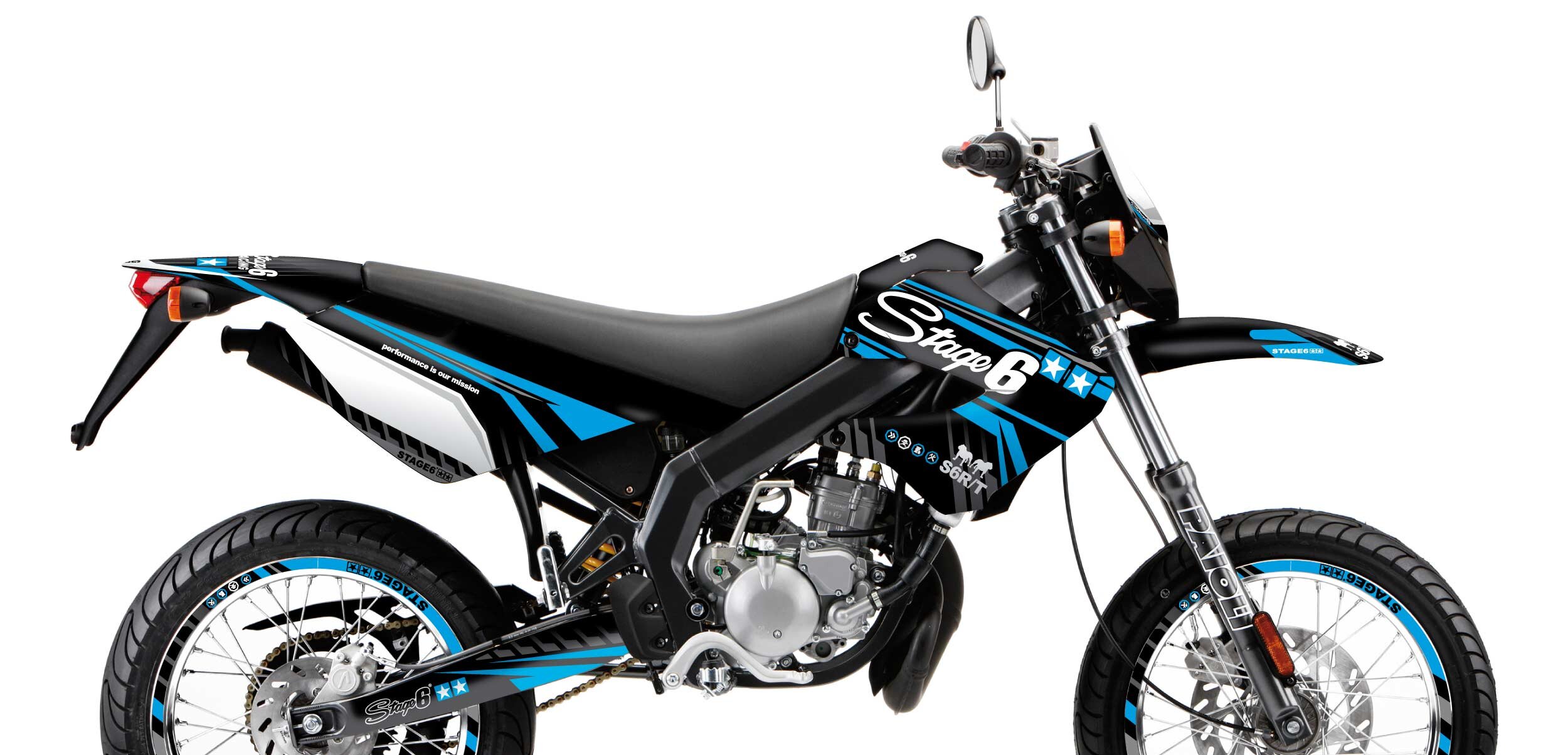 Image of Dekor Kit Derbi X-Treme 2006 - 2010 Stage6 Blau