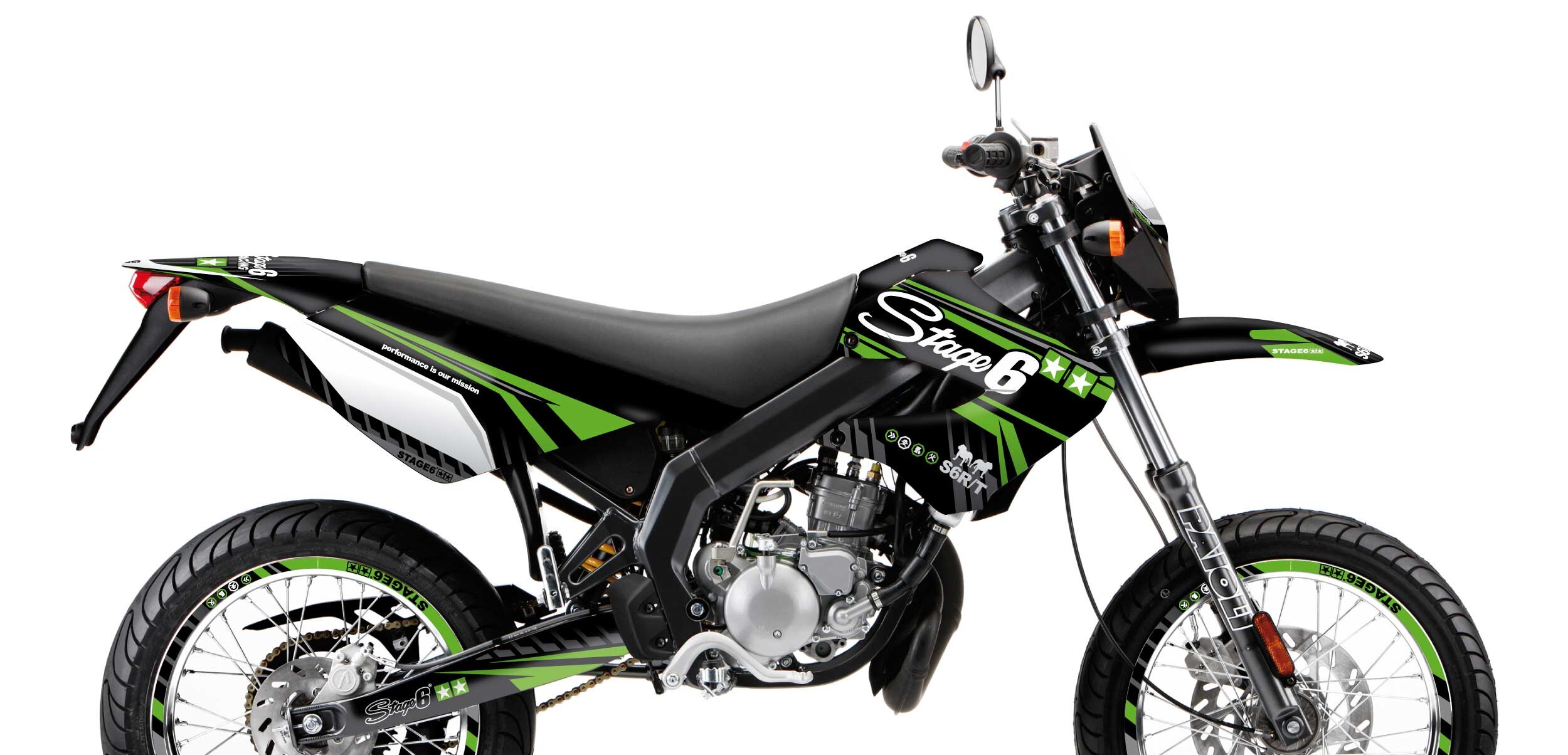 Image of Dekor Kit Derbi X-Treme 2006 - 2010 Stage6 Grün