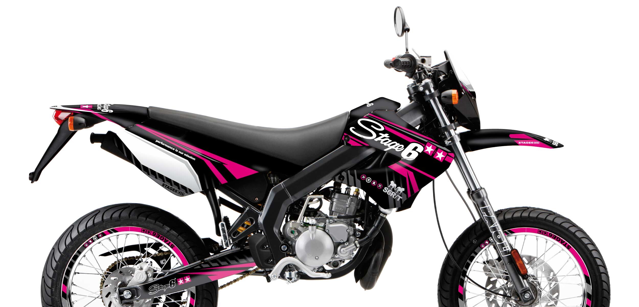 Image of Dekor Kit Derbi X-Treme 2006 - 2010 Stage6 Pink