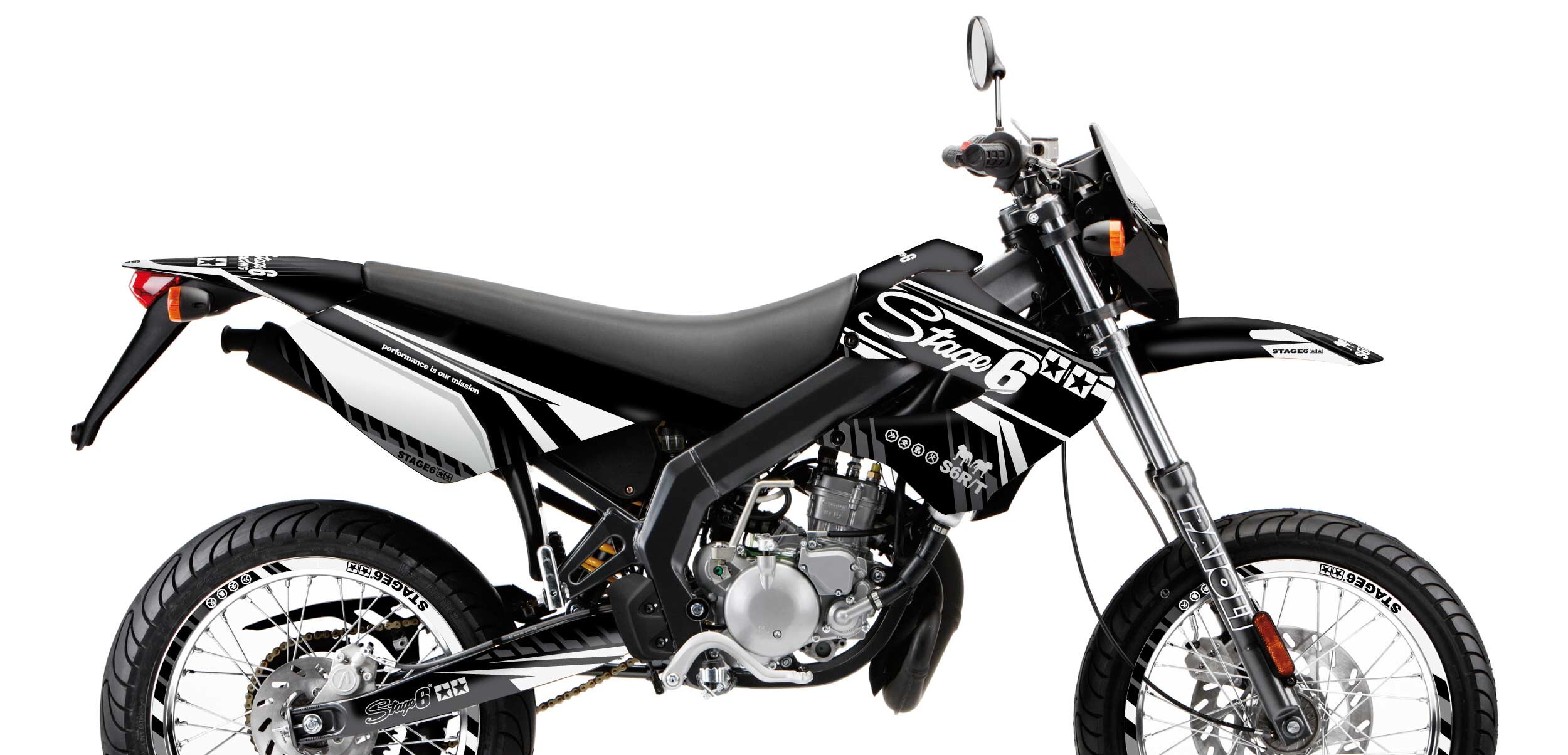 Image of Dekor Kit Derbi X-Treme 2006 - 2010 Stage6 Blanc