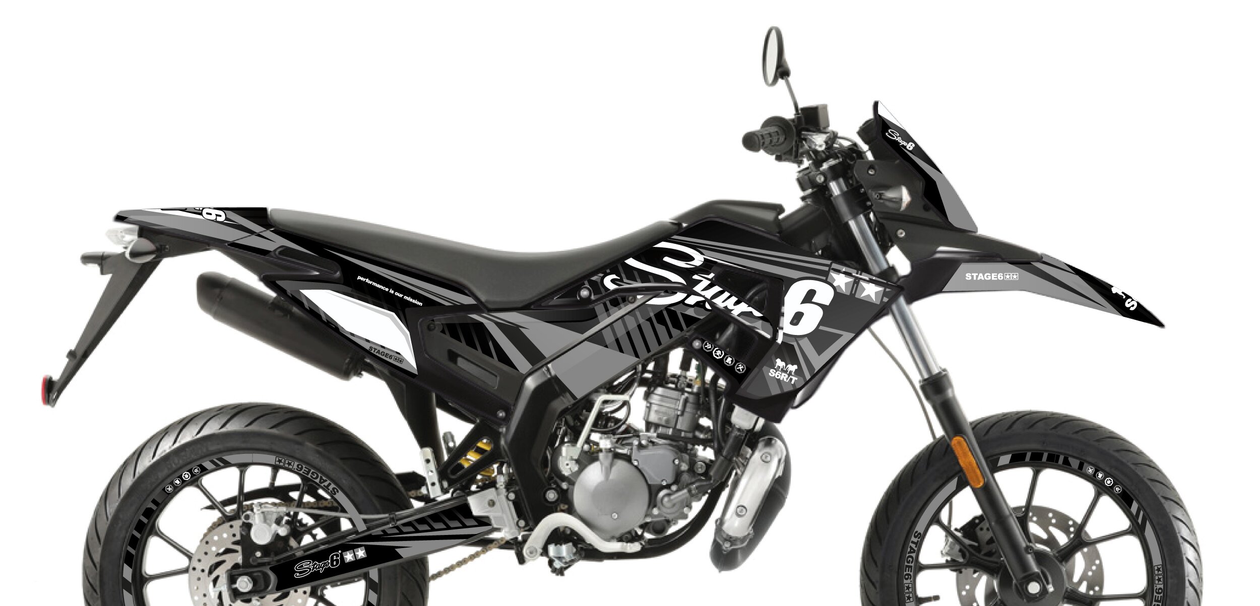 Image of Dekor Kit Derbi X-Treme 2018 - 2020 Stage6 Schwarz