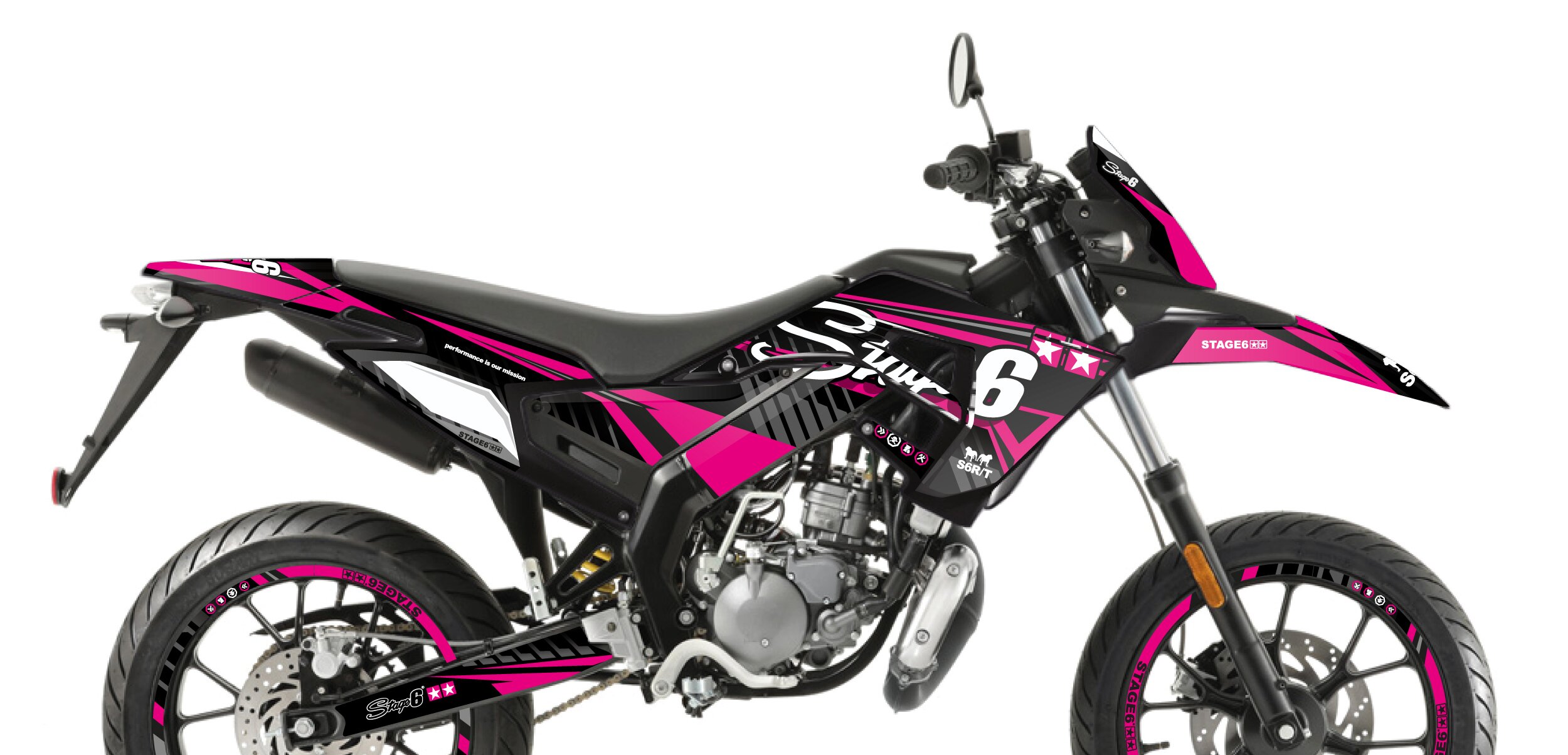 Image of Dekor Kit Derbi X-Treme 2018 - 2020 Stage6 Pink
