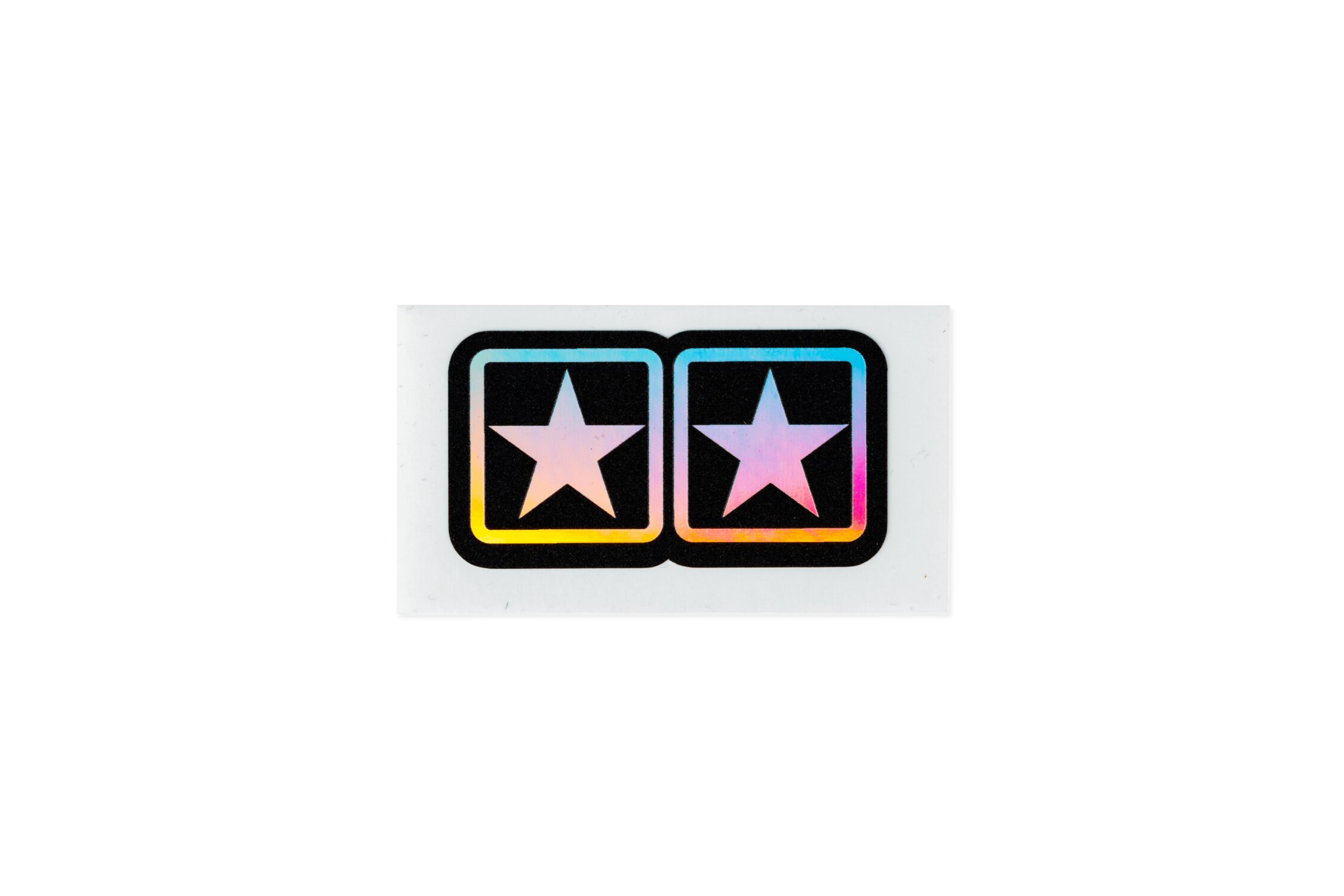 Image of Hologramm Aufkleber Stage6 Sterne 50x25mm