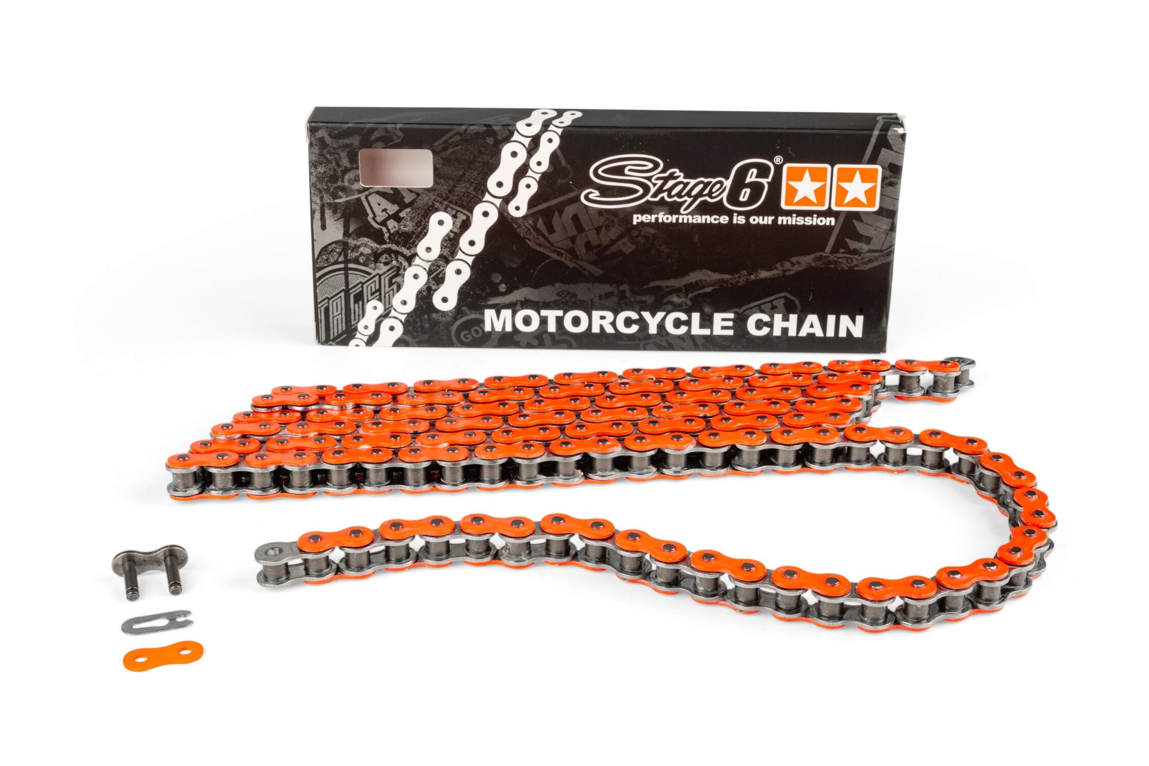 Image of Kette Stage6 420 / 140 Glieder neon orange
