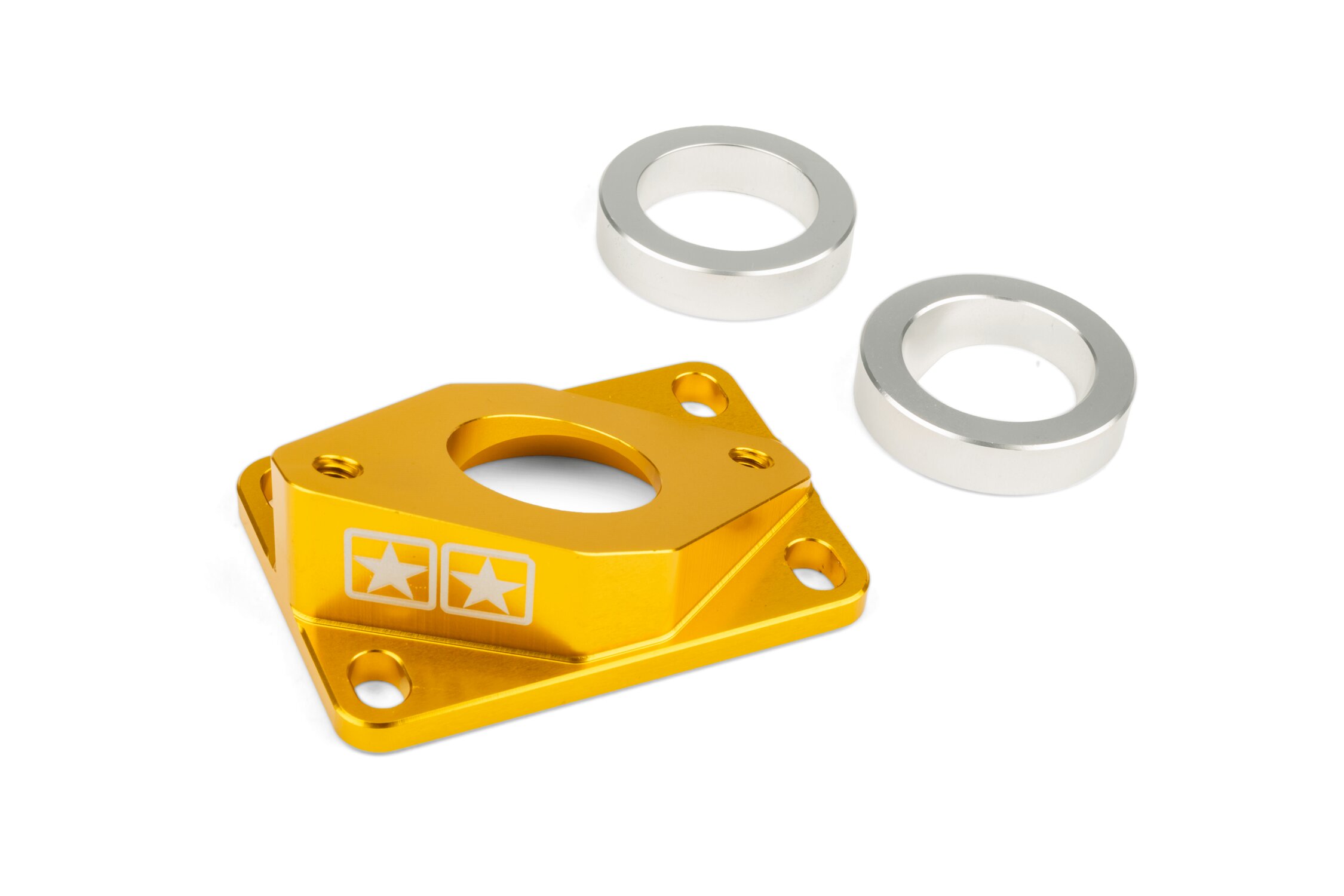 Image of Ansaugstutzen AM6 / Derbi Stage6 High Flow MK2 28mm Gelb
