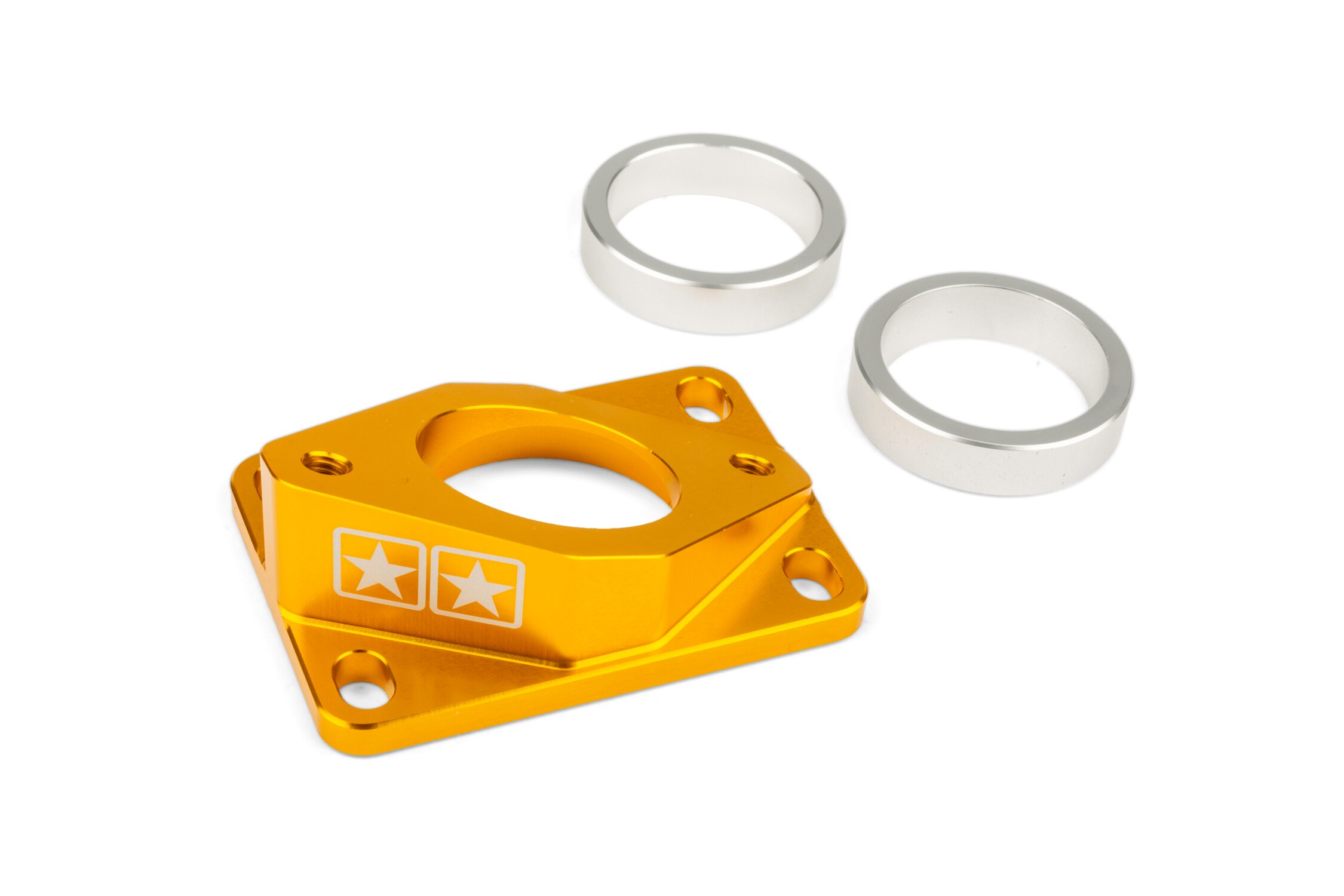 Image of Ansaugstutzen AM6 / Derbi Stage6 High Flow MK2 34mm Gelb