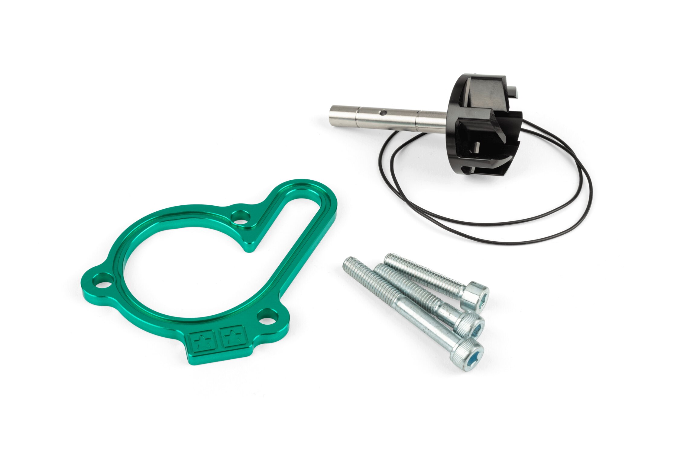 Image of Wasserpumpe High Flow Stage6 türkis Derbi Euro 3 / Euro 4