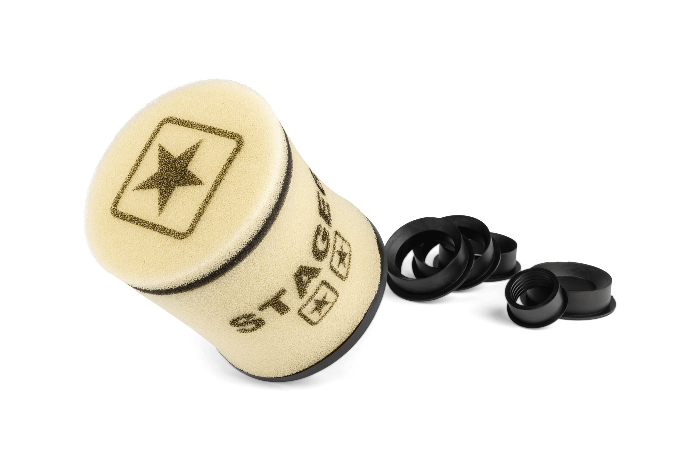 Image of Racingluftfilter Stage6 Double Layer KLEIN AW 28-55mm Weiss
