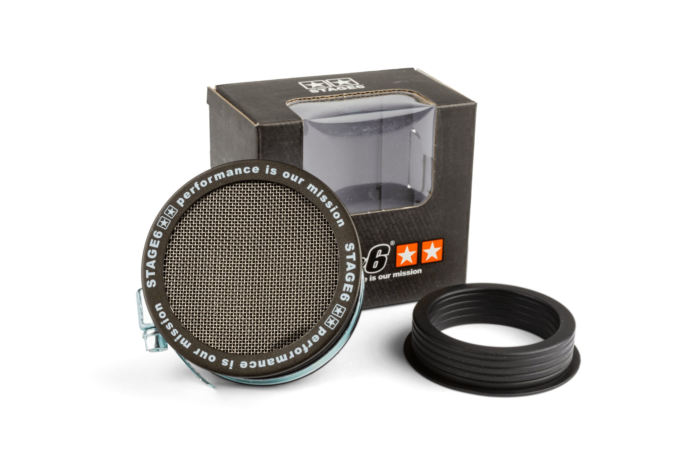Image of Ansaugtrichter mit Gitter AW 50/60mm Stage6 Schwarz