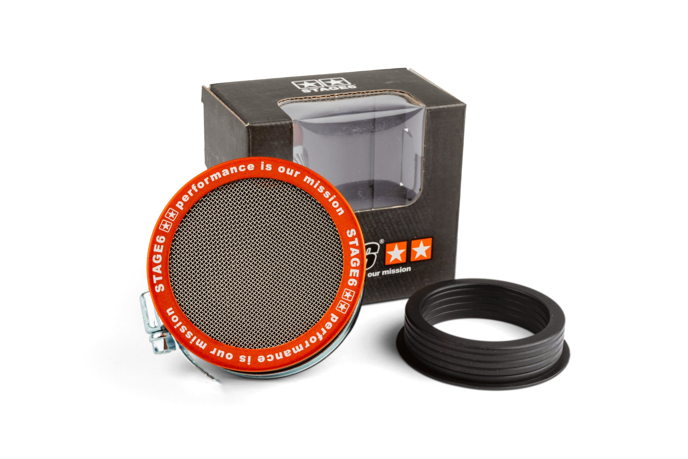 Image of Ansaugtrichter mit Gitter AW 50/60mm Stage6 Orange