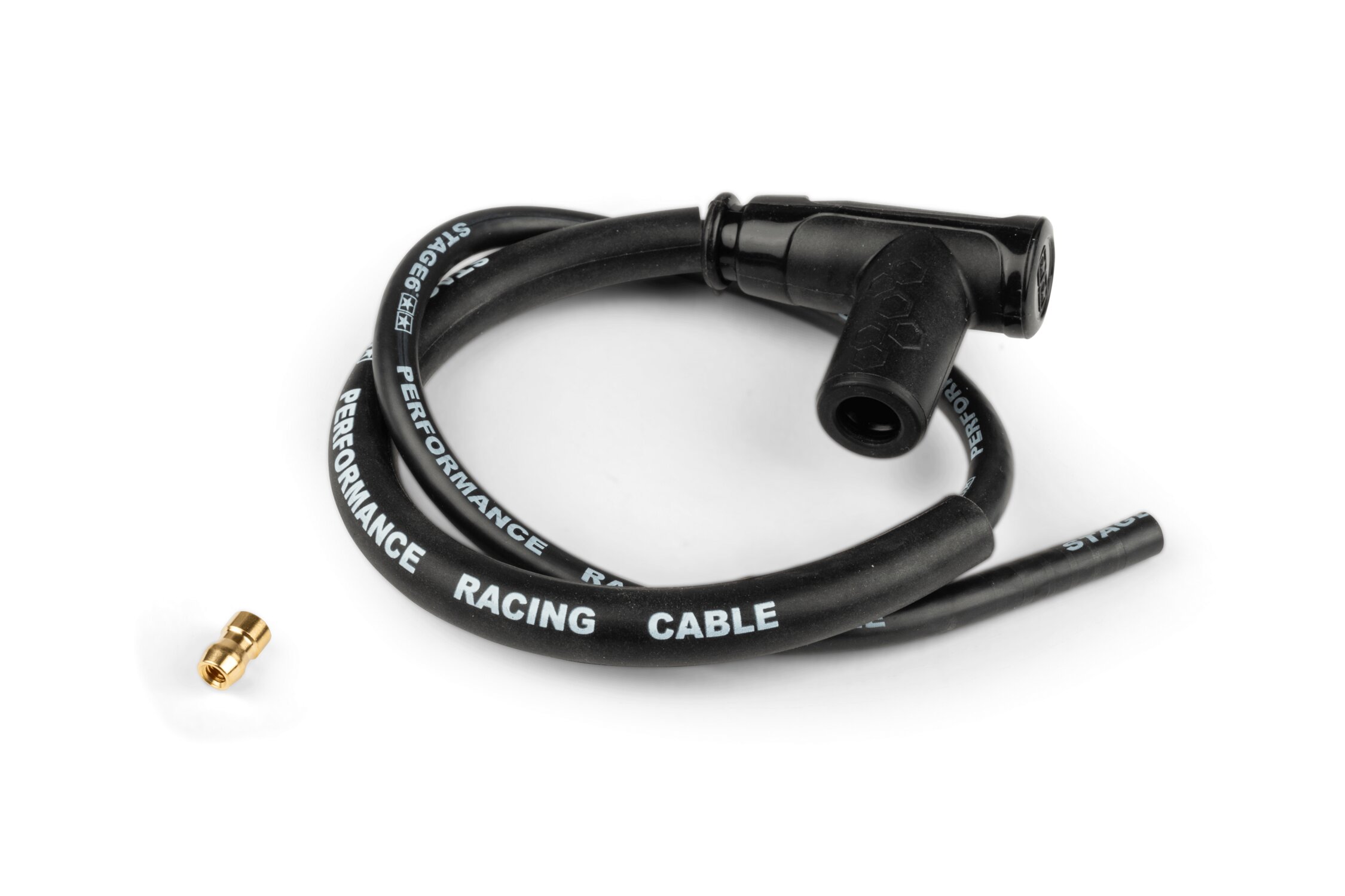 Image of Zündkerzenkabel mit Stecker Stage6 Schwarz