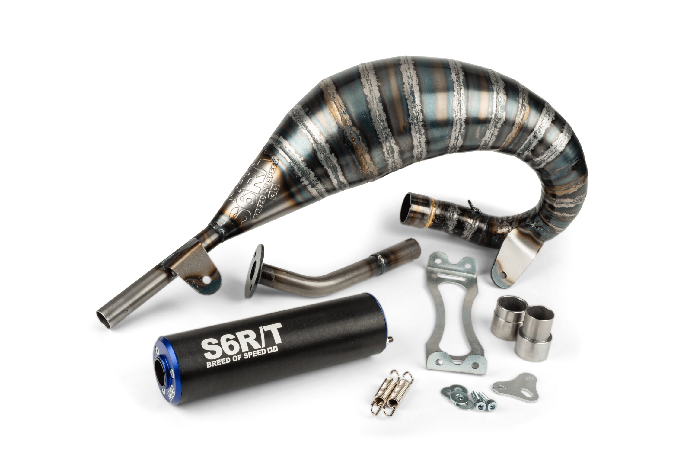 Image of Auspuff Stage6 R/T 70 - 80 Beta RR bis 2021 blau / schwarz