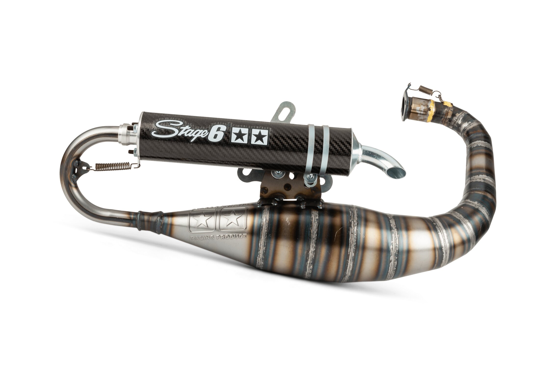 Image of Auspuff Stage6 R1400 Minarelli stehend