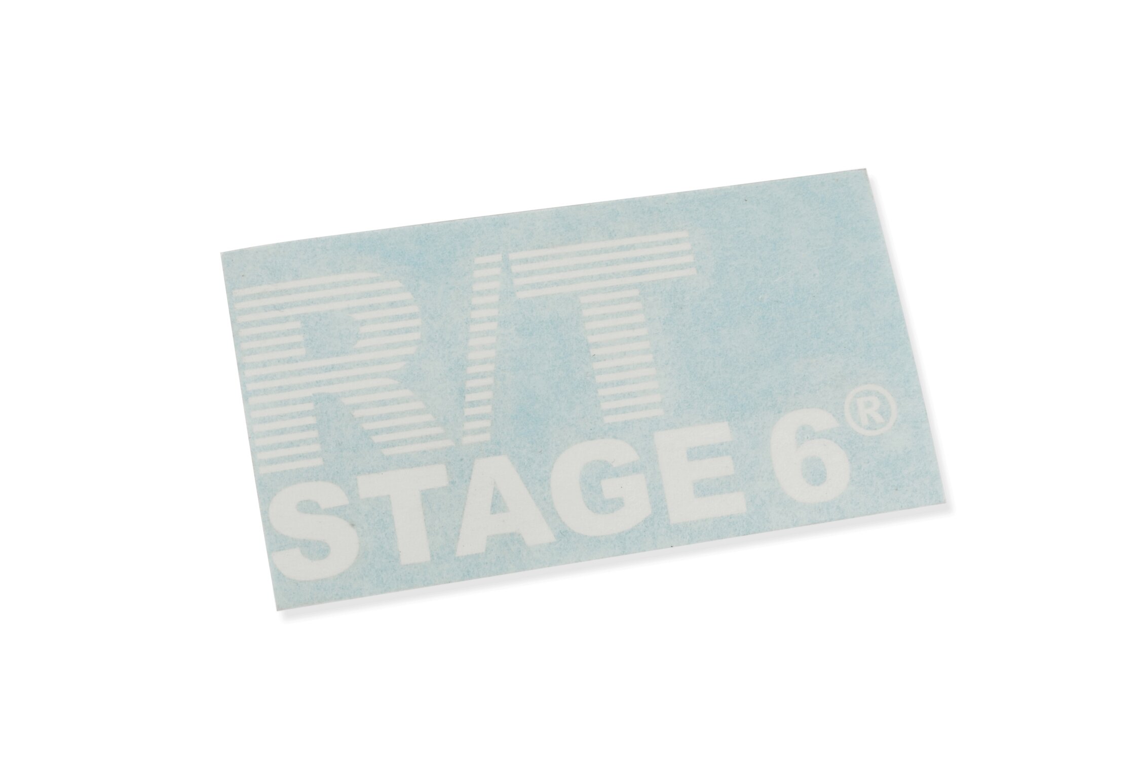 Image of Aufkleber Stage6 R/T Stripes 70x35mm Weiss