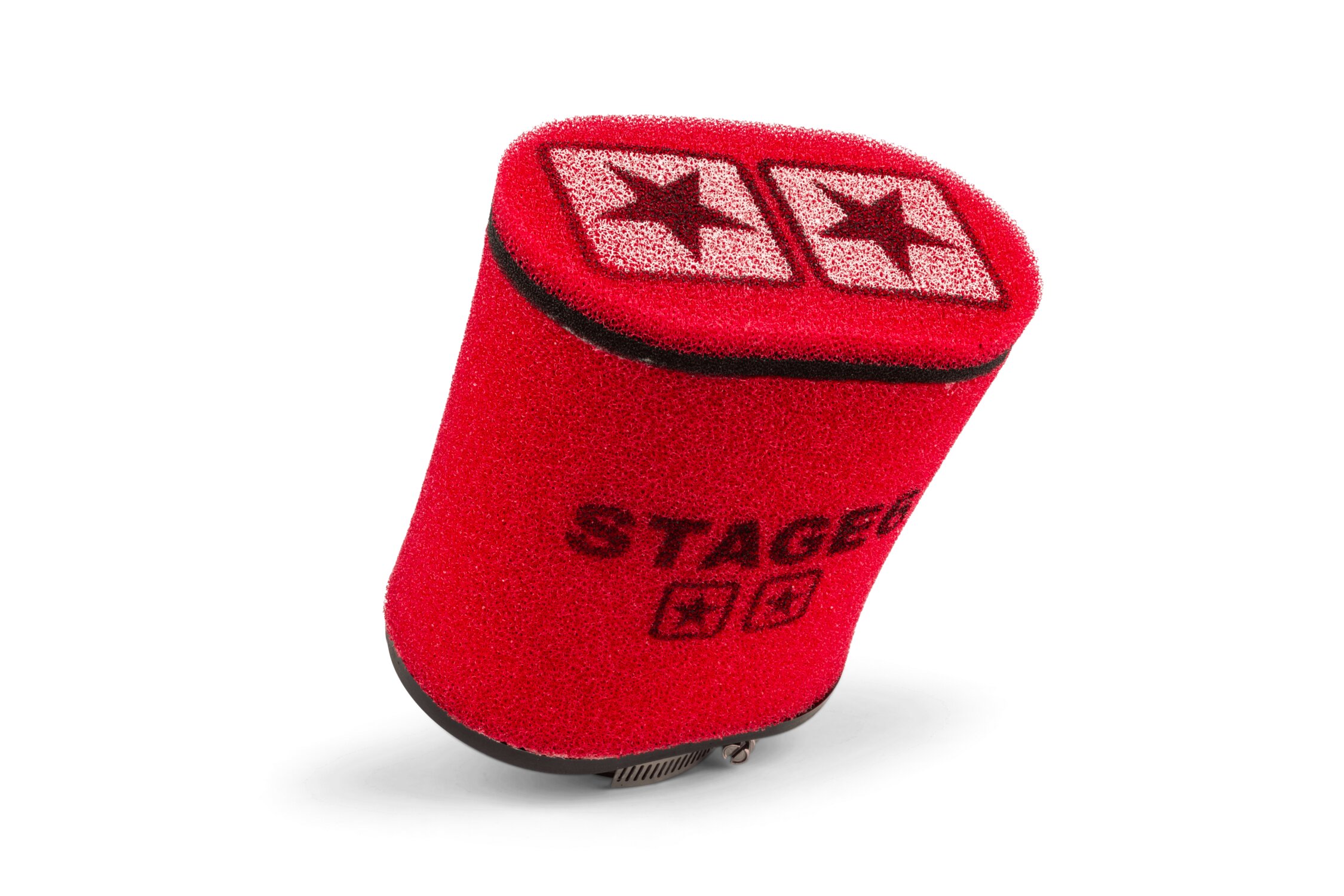 Image of Racingluftfilter Stage6 Double Layer gross AW 70mm Rot