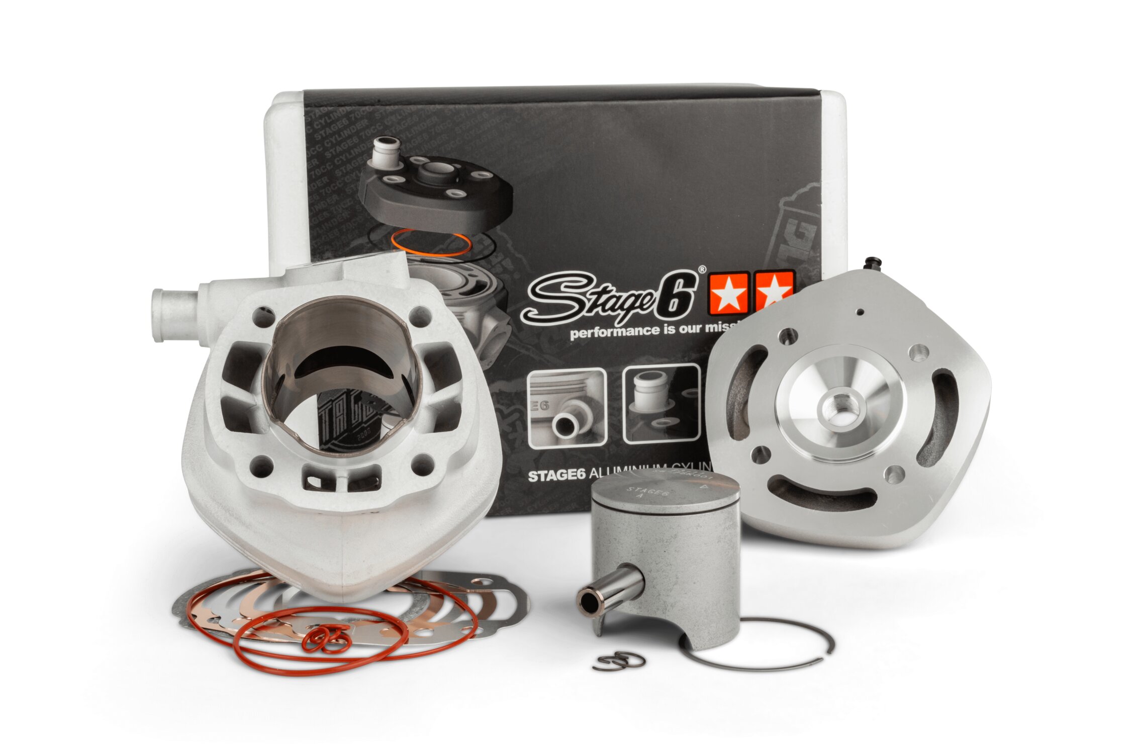 Image of Zylinder Kit Stage6 Sport Pro MK2 70ccm Minarelli LC