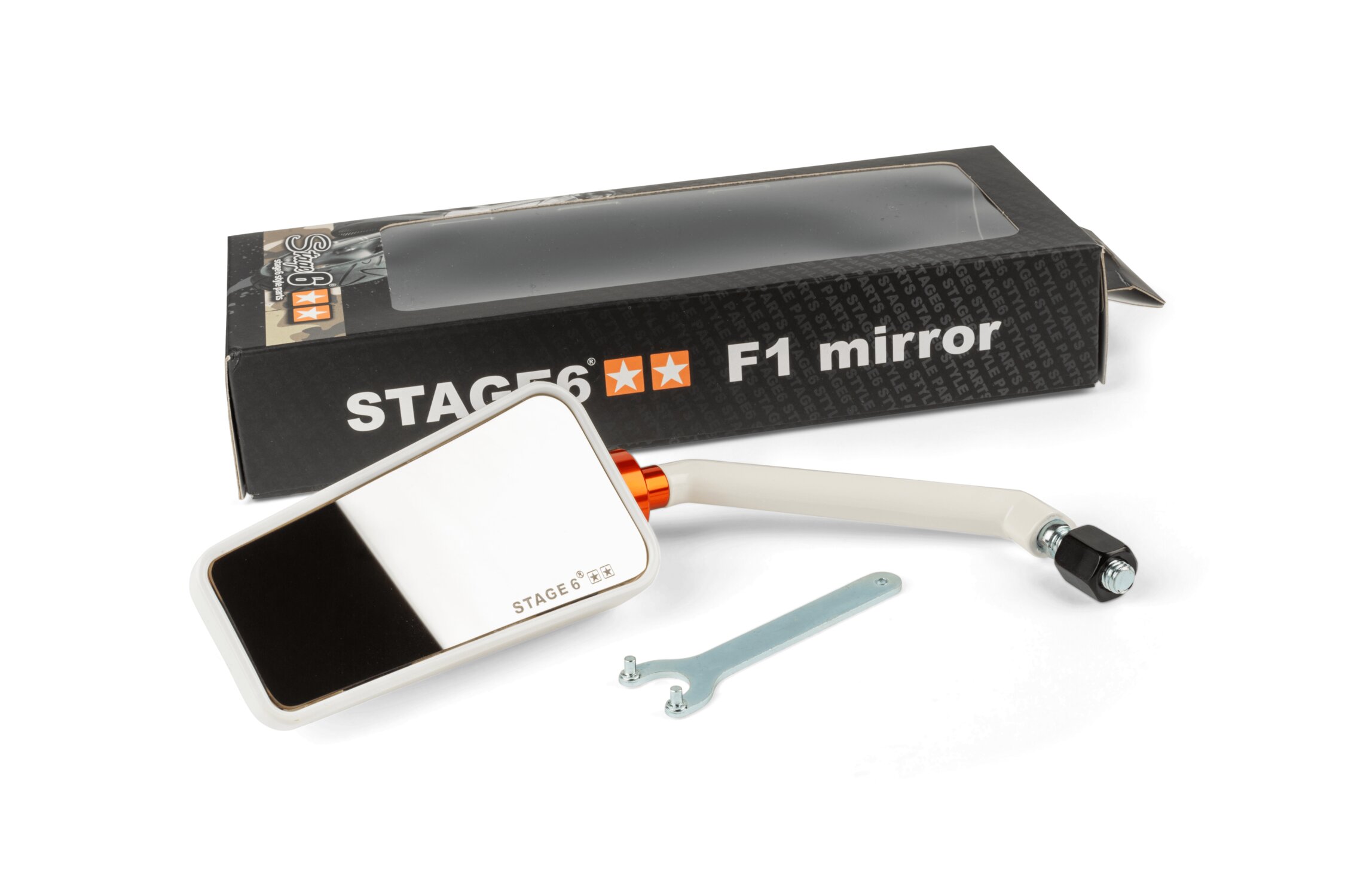 Image of Spiegel Stage6 F1 links M8 Weiss