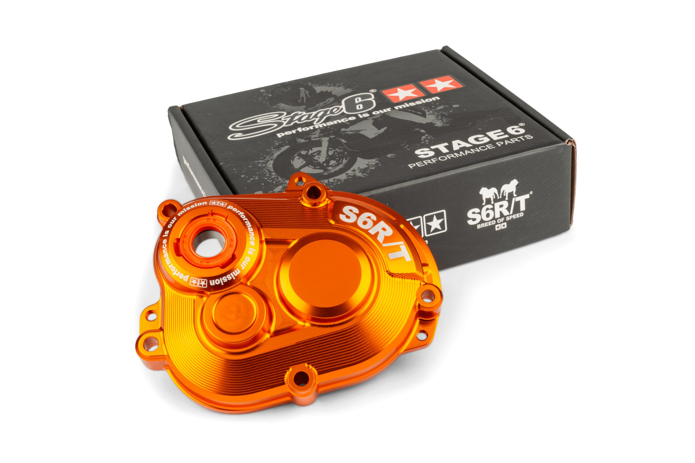 Image of Getriebedeckel Stage6 R/T MK2 Piaggio Zip Orange