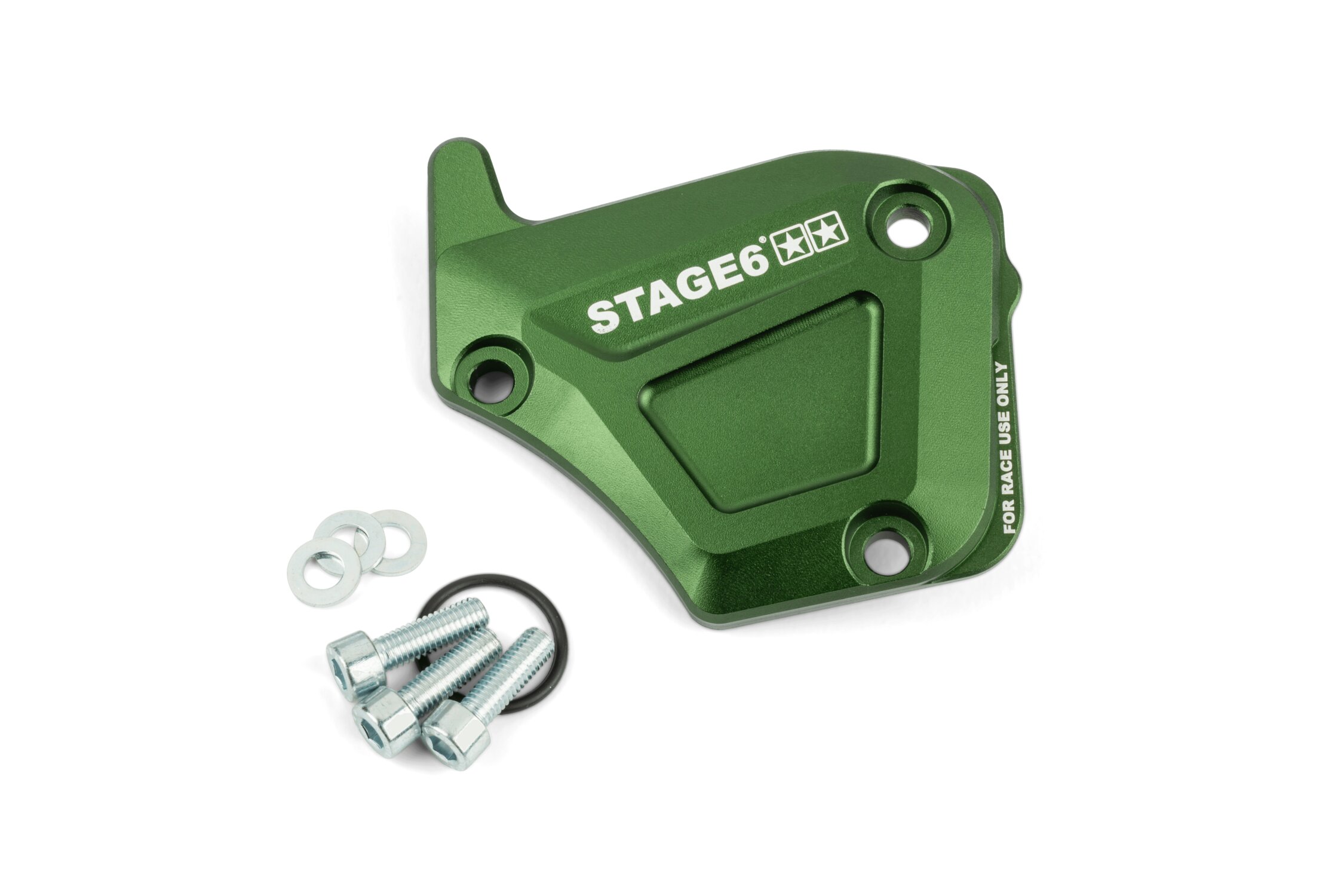 Image of Ölpumpendeckel Derbi Stage6 Alu grün