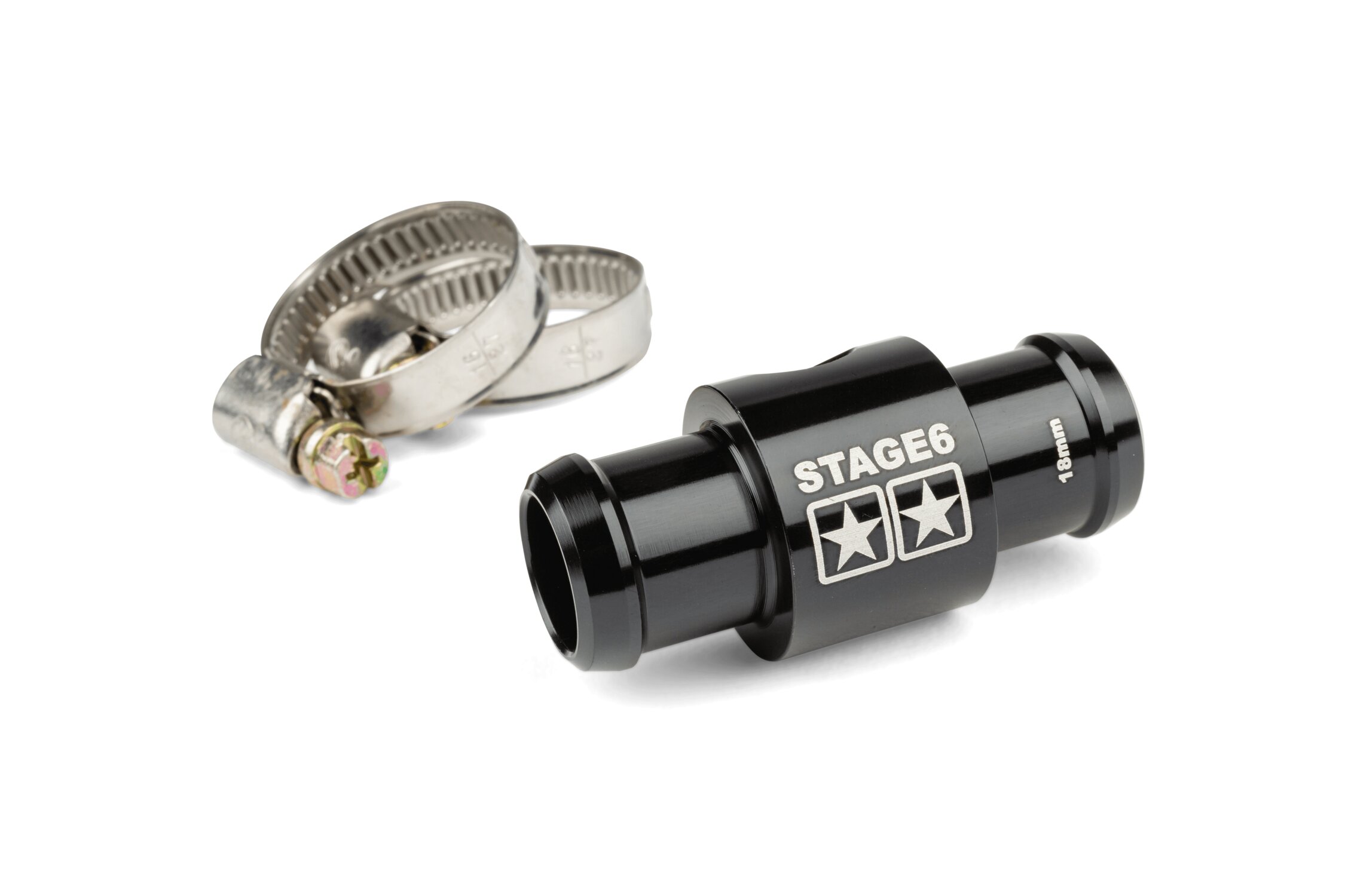 Image of T-Stück D.18mm für Temperaturgeber Stage6 schwarz