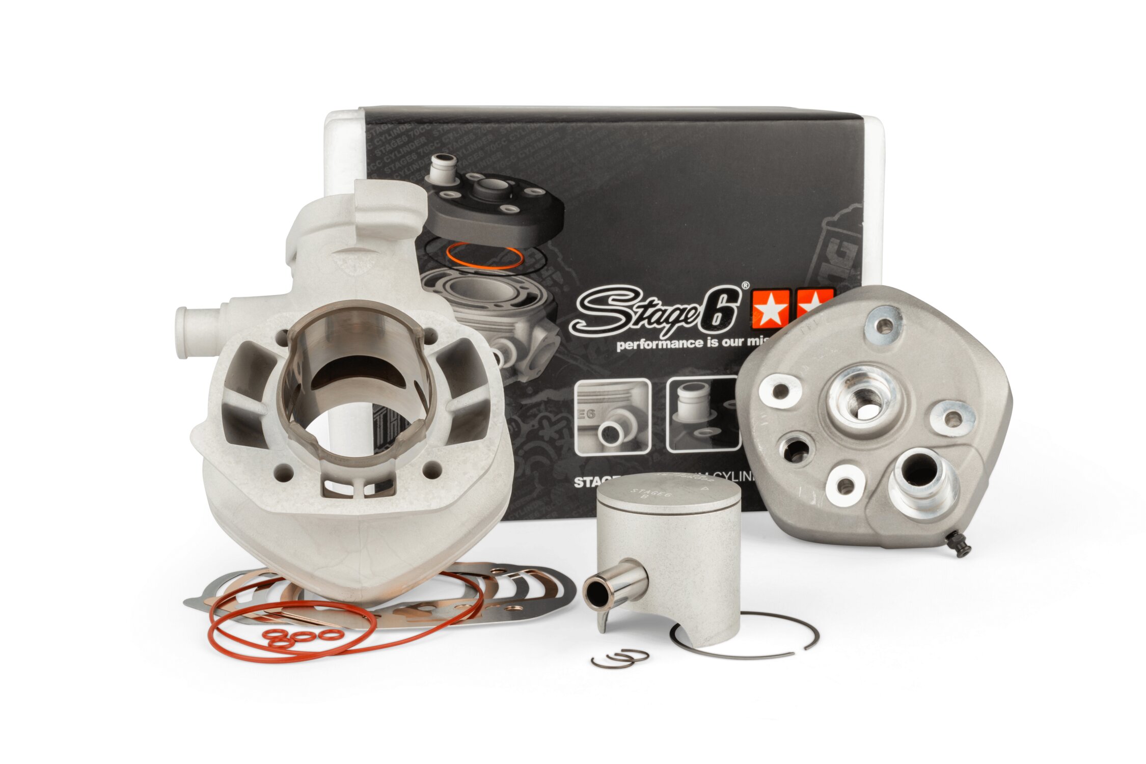 Image of Zylinder Kit Stage6 Sport Pro MK2 70ccm Peugeot LC