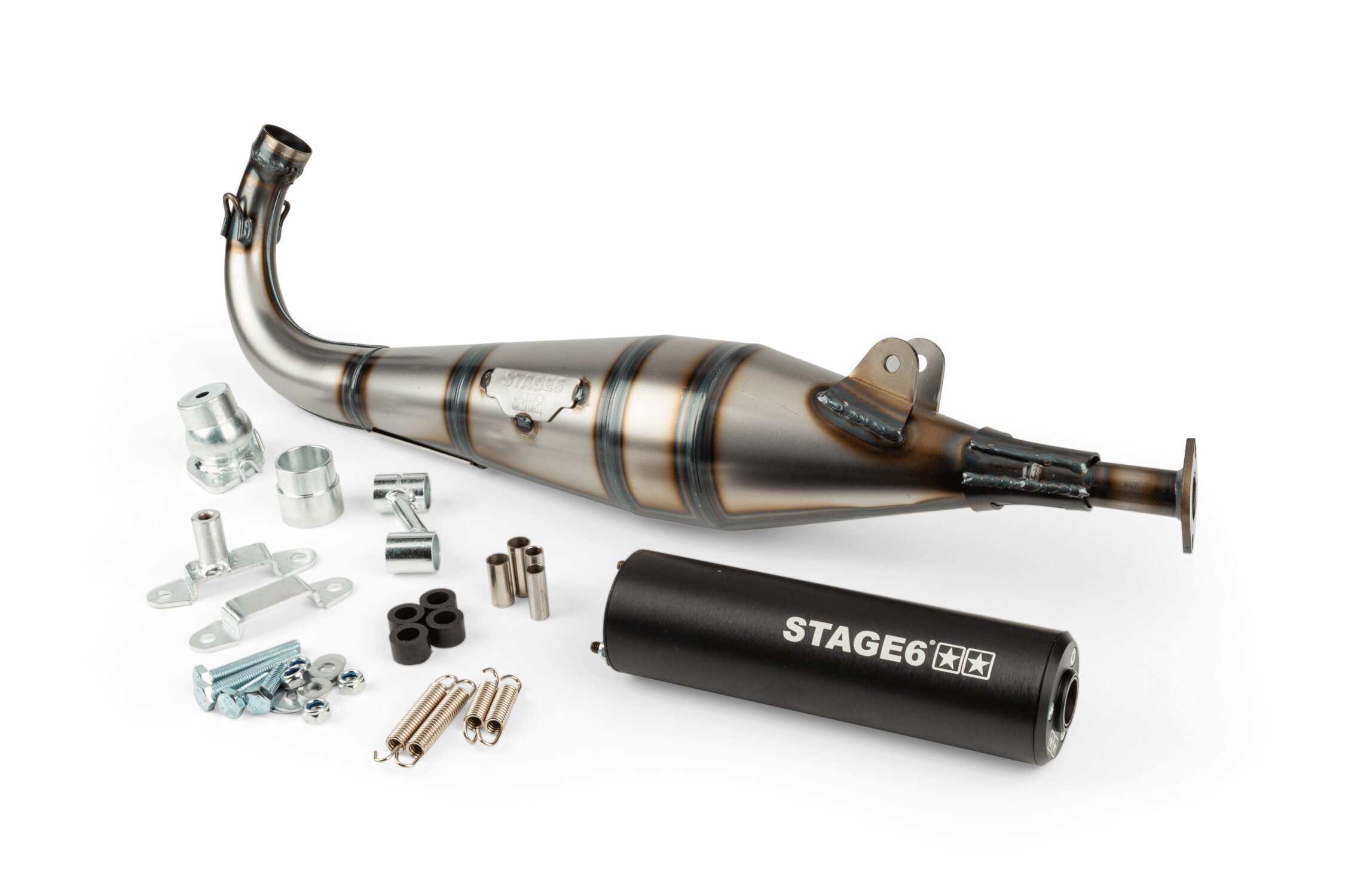 Image of Auspuff Stage6 StreetRace Peugeot 103 SPX Schwarz