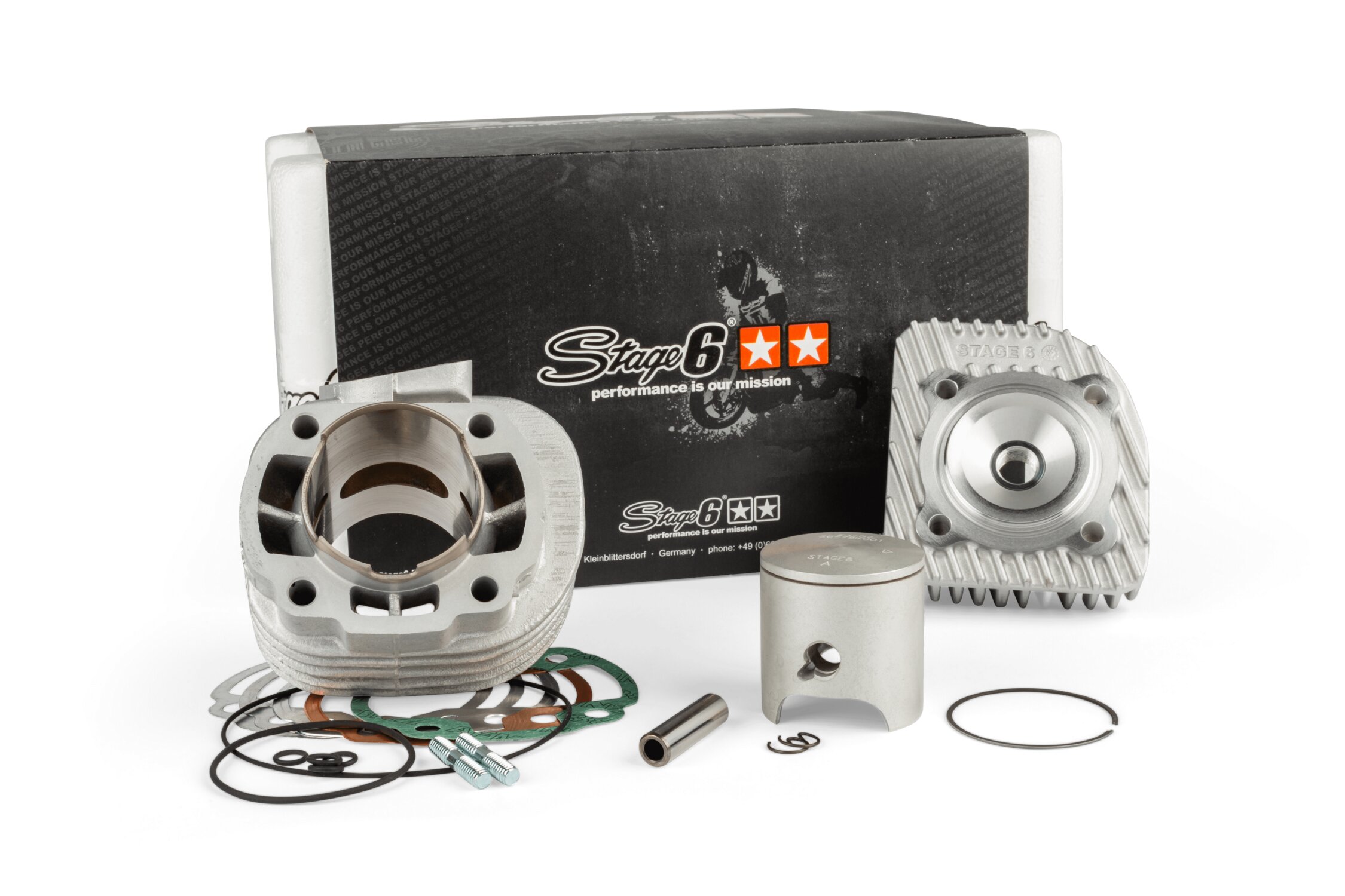 Image of Zylinder Kit Stage6 Sport Pro 70ccm MK2 10mm KoBo Minarelli liegend AC