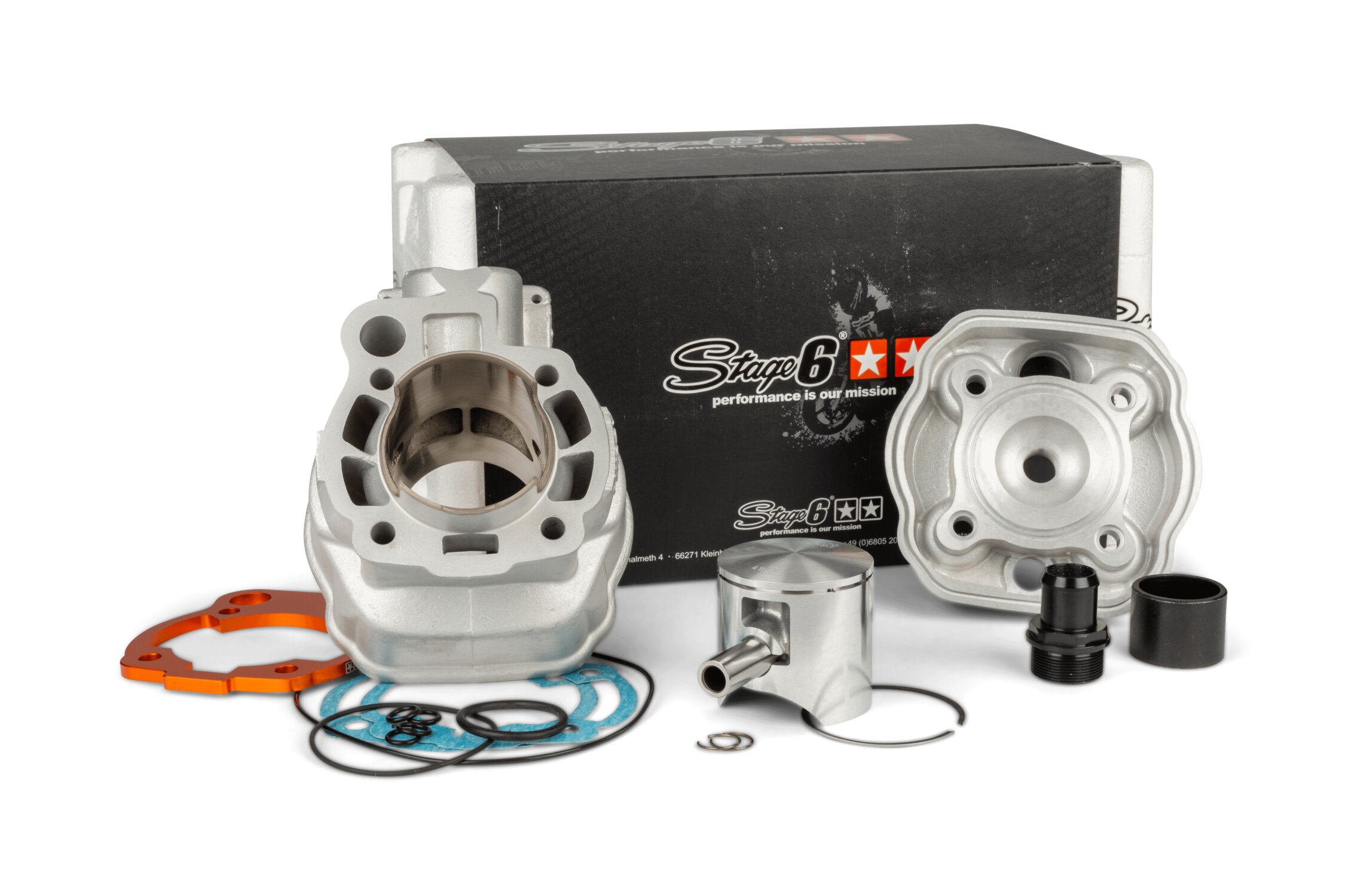 Image of Zylinder Kit Stage6 Big Racing 88ccm Aluminium Minarelli AM6