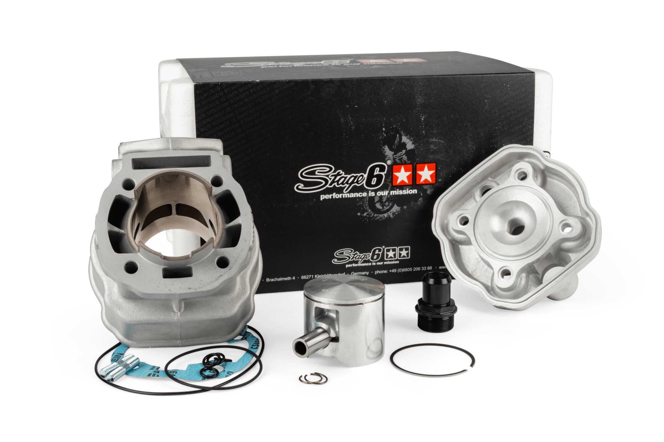 Image of Zylinder Kit Stage6 Big Racing 77ccm Derbi Euro 3 / 4