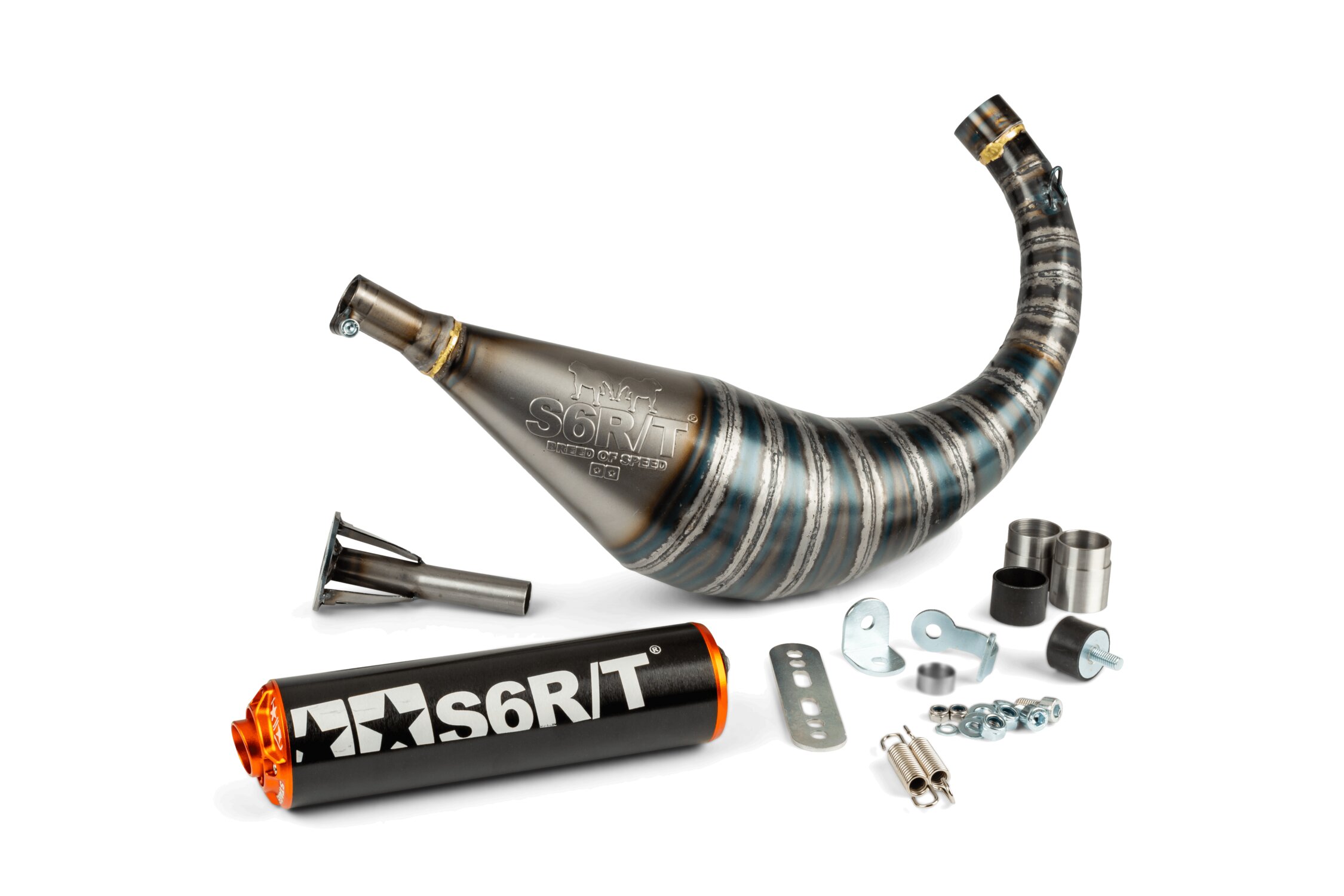 Image of Auspuff Stage6 R/T 70 - 80 AM6 Schwarz / Orange