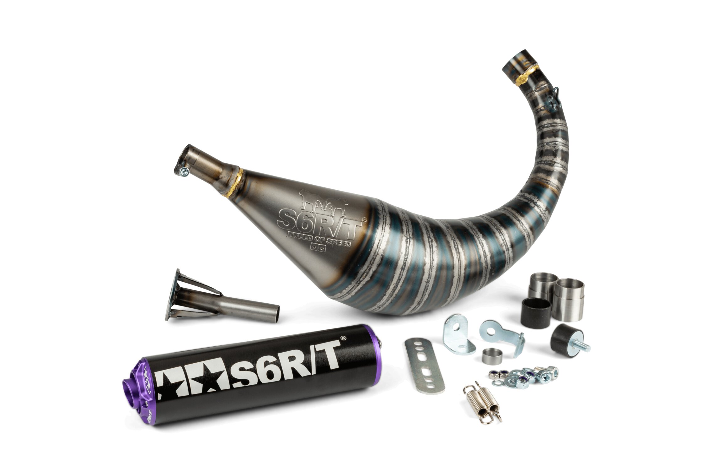 Image of Auspuff Stage6 R/T 70 - 80 AM6 Schwarz / Lila