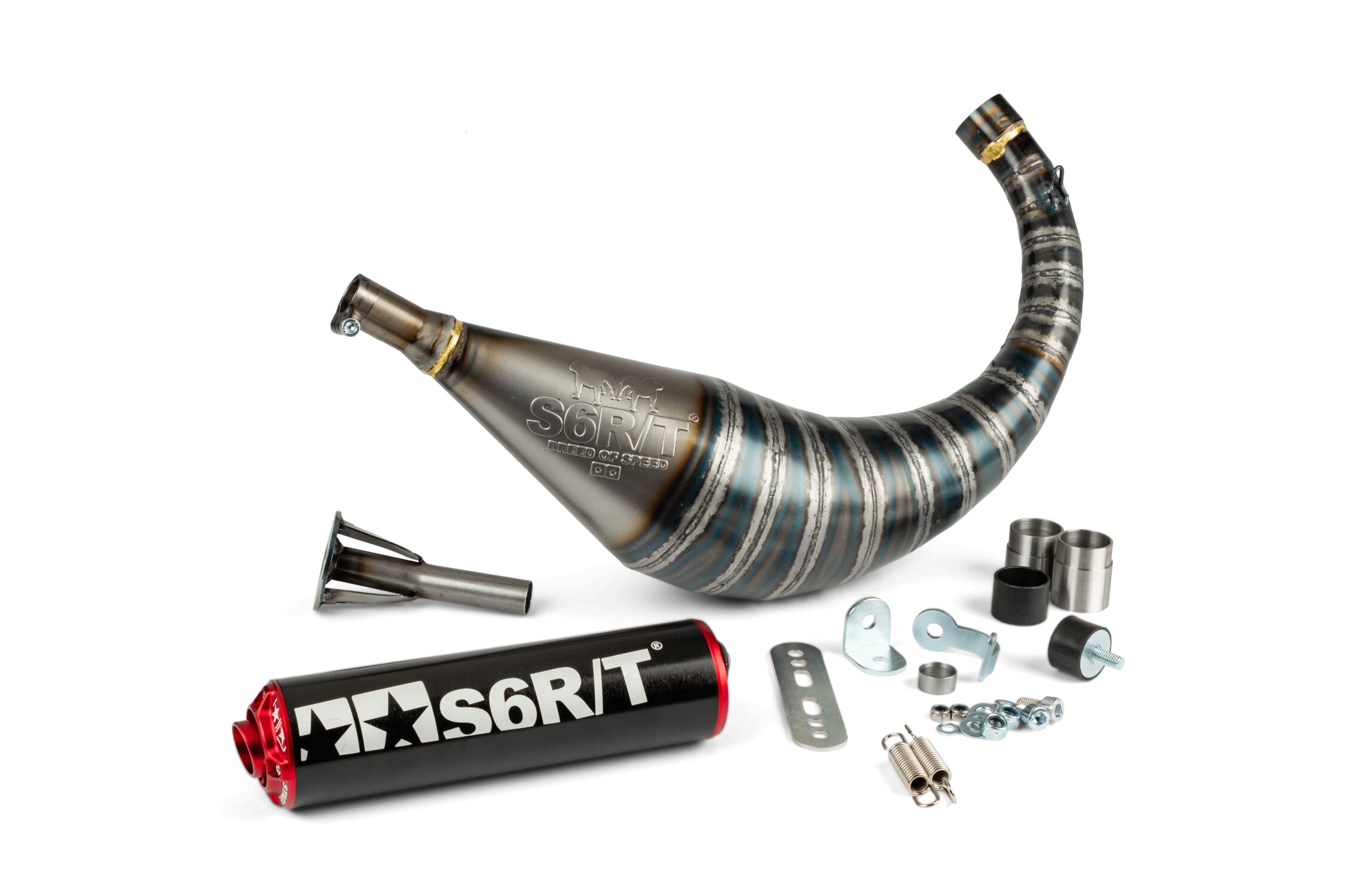 Image of Auspuff Stage6 R/T 70 - 80 AM6 Schwarz / Rot
