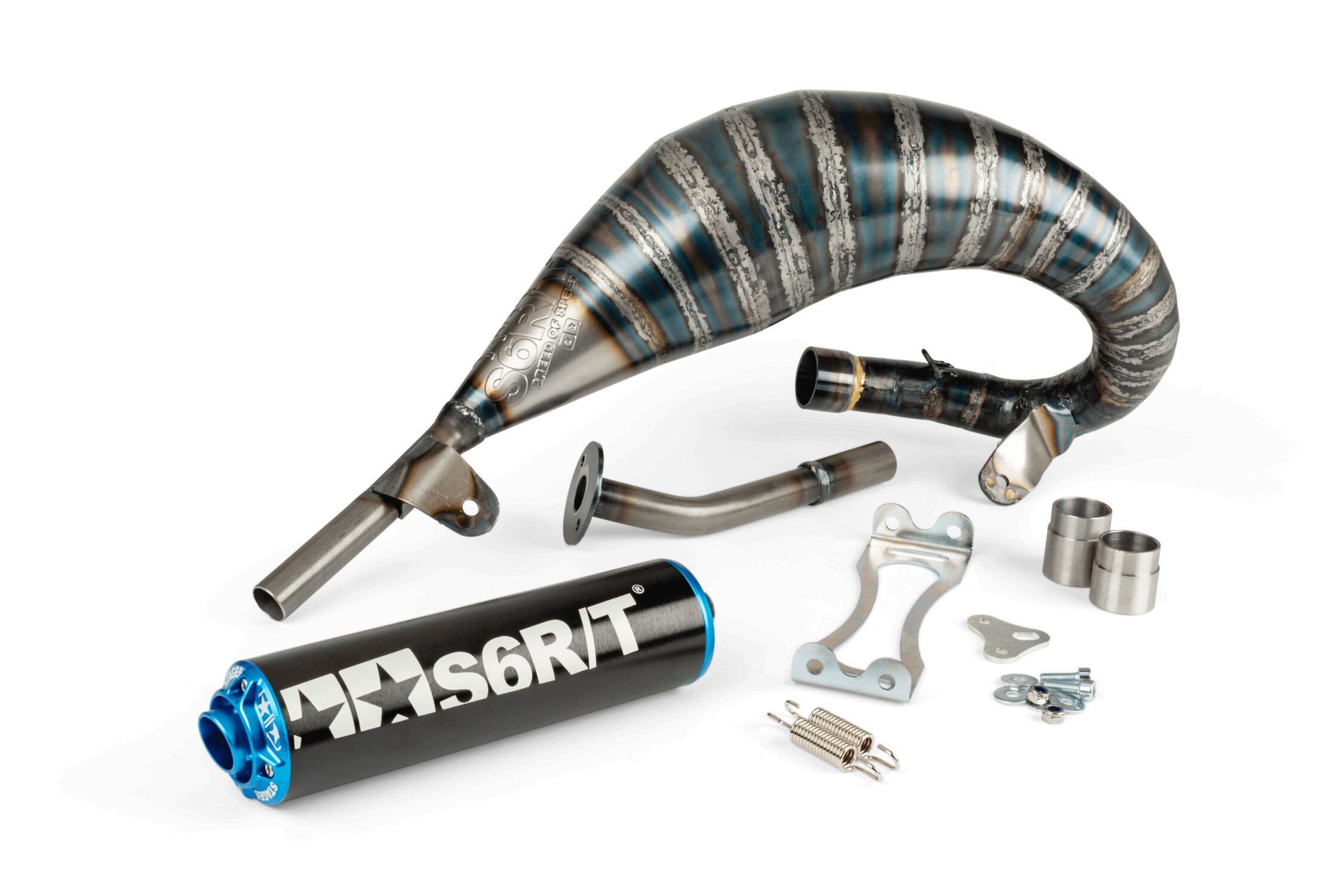 Image of Auspuff Stage6 R/T 70 - 80 Beta RR bis 2021 Schwarz / Blau