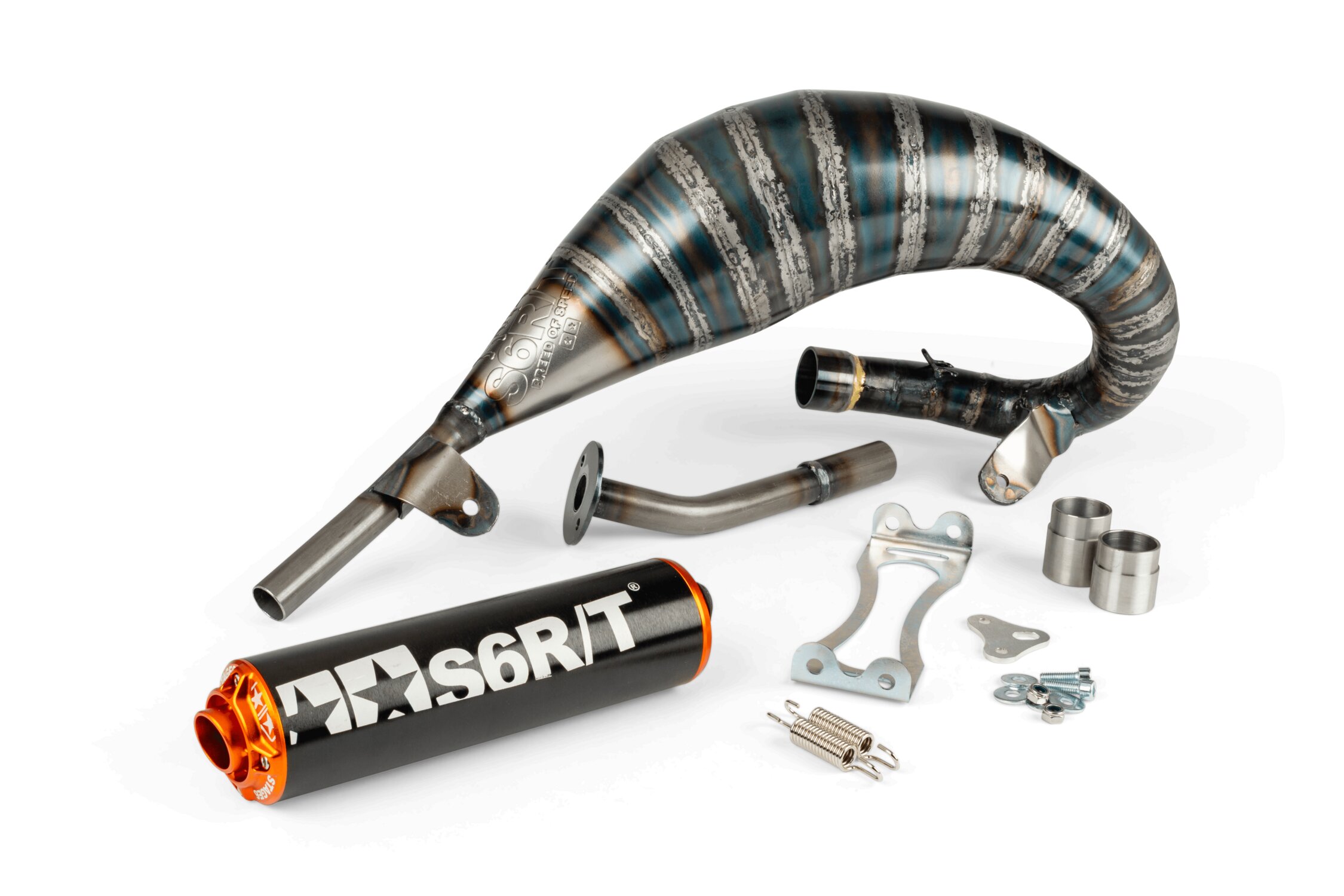 Image of Auspuff Stage6 R/T 70 - 80 Beta RR bis 2021 Schwarz / Orange