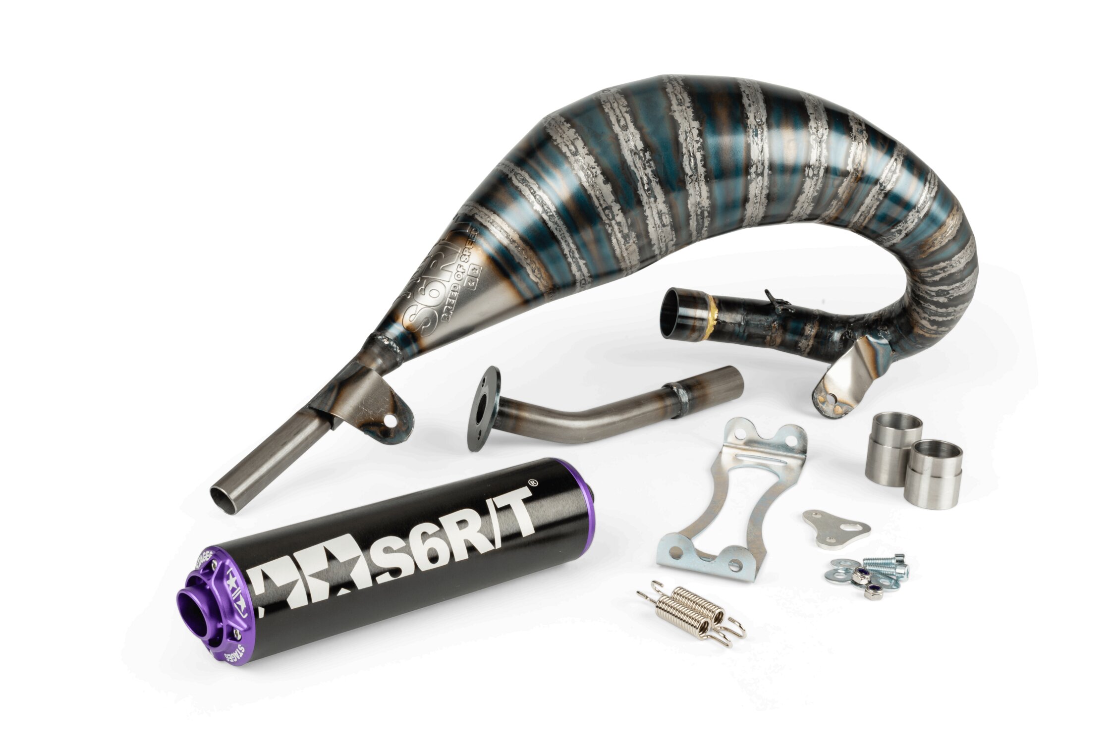 Image of Auspuff Stage6 R/T 70 - 80 Beta RR bis 2021 Schwarz / Lila