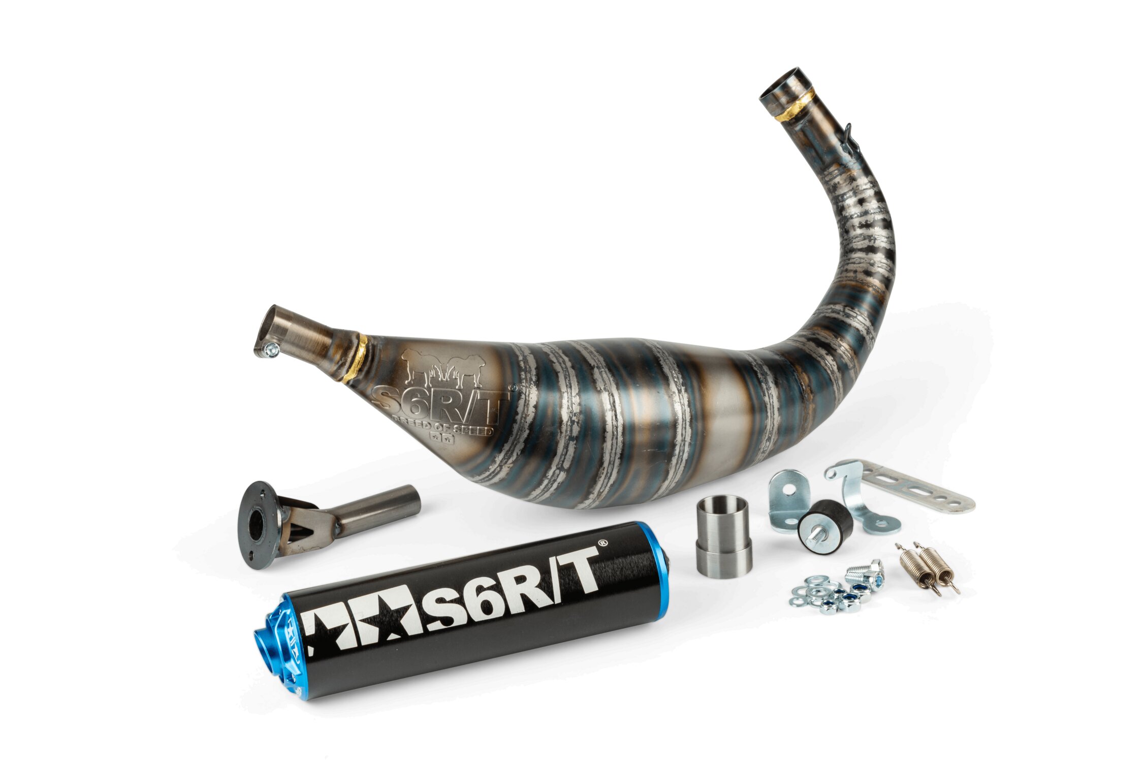Image of Auspuff Stage6 R/T 80 - 90 AM6 Schwarz / Blau
