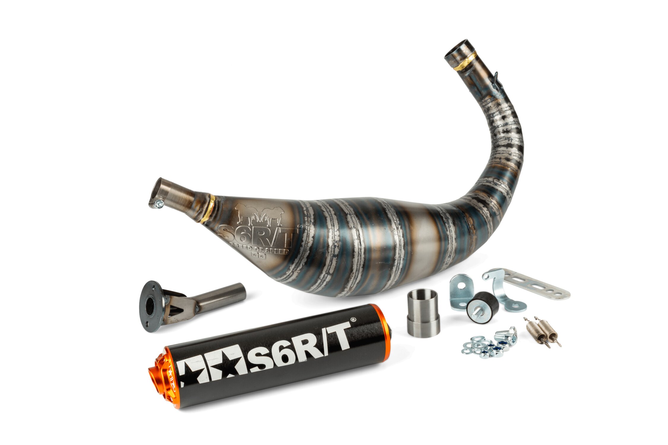 Image of Auspuff Stage6 R/T 80 - 90 AM6 Schwarz / Orange