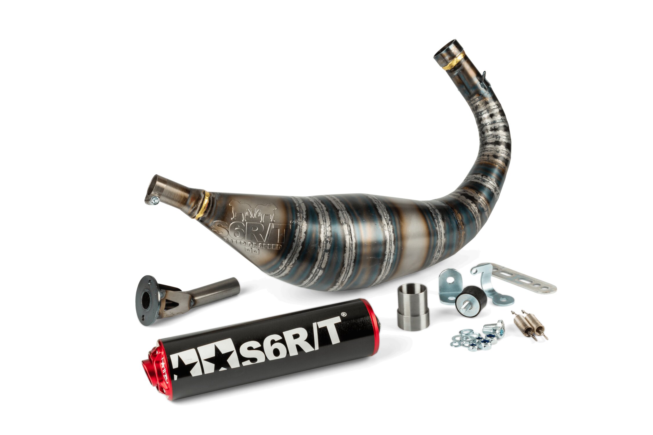 Image of Auspuff Stage6 R/T 80 - 90 AM6 Schwarz / Rot
