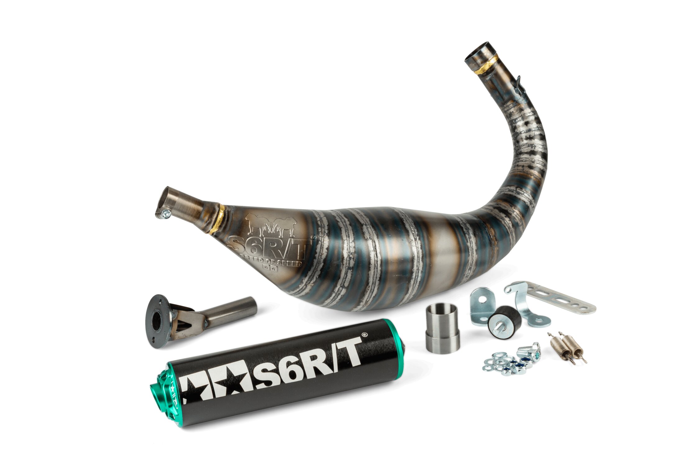 Image of Auspuff Stage6 R/T 80 - 90 AM6 Schwarz / Türkis