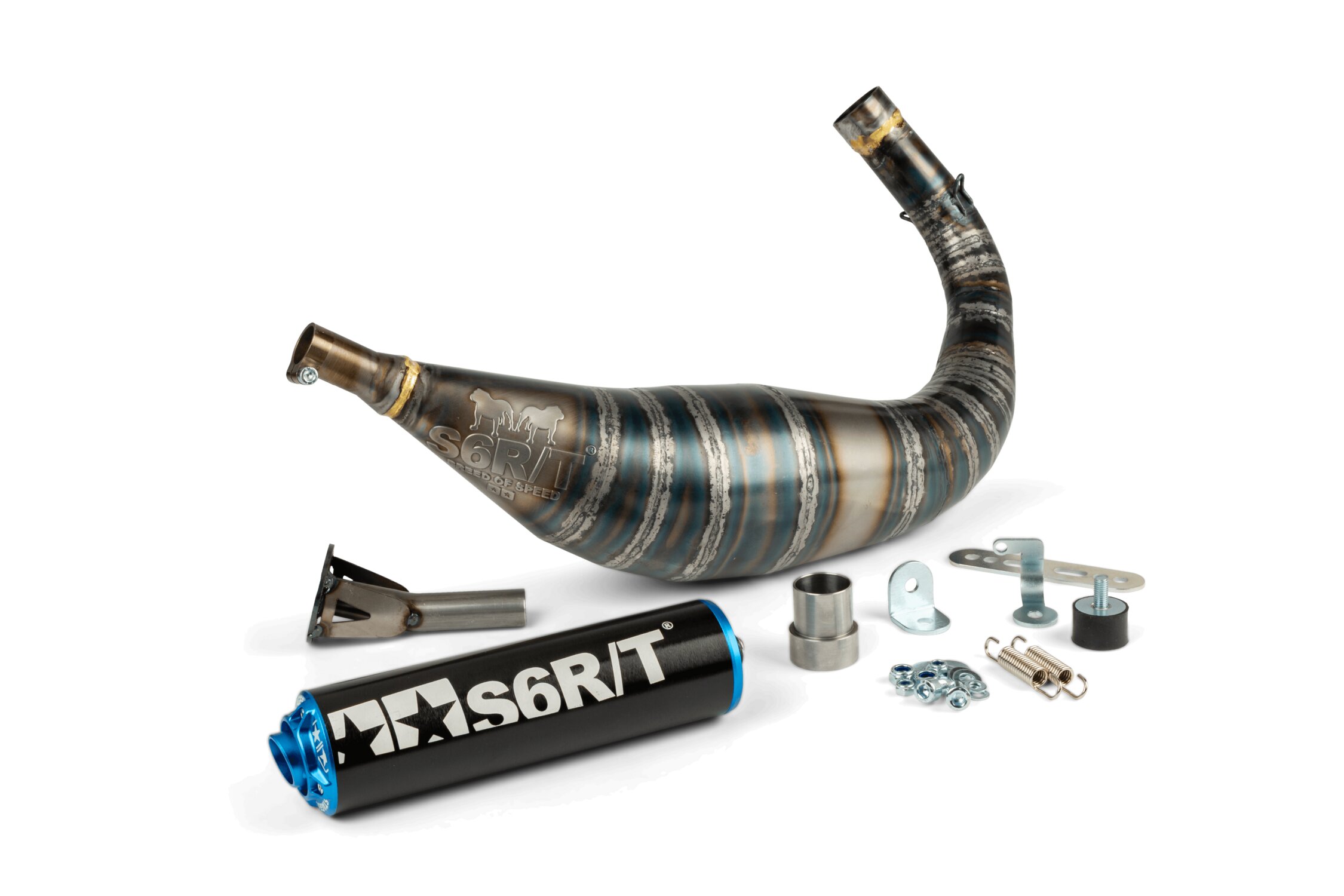 Image of Auspuff Stage6 R/T 90 - 100 AM6 Schwarz / Blau