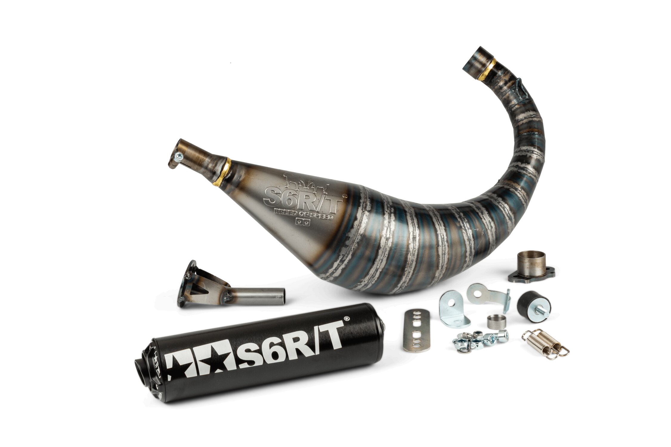 Image of Auspuff Stage6 R/T 70 - 80 Derbi Schwarz
